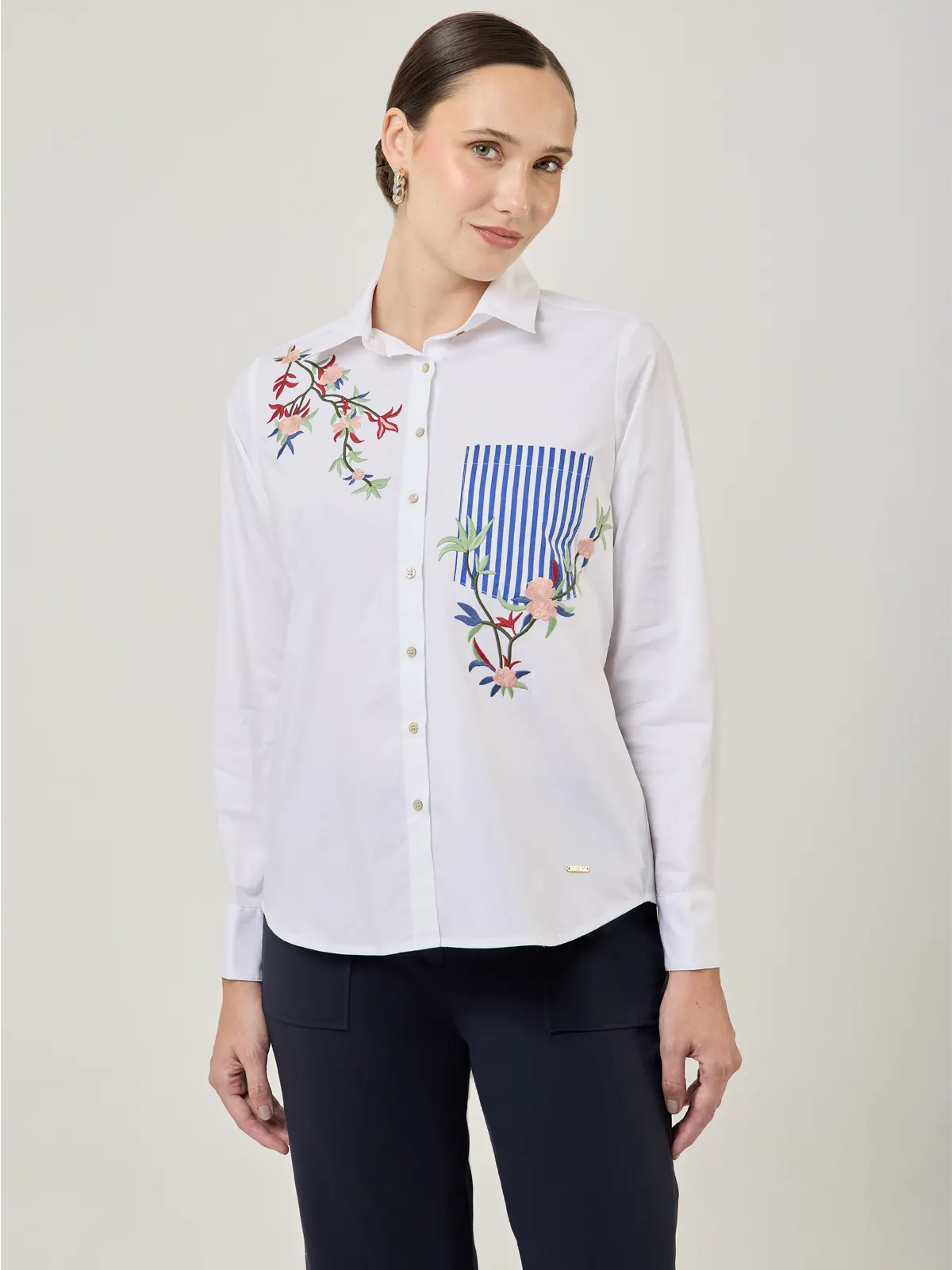 BLUSA MANGA LARGA MUJER JOHN HOLDEN WOMAN DIANA - 1