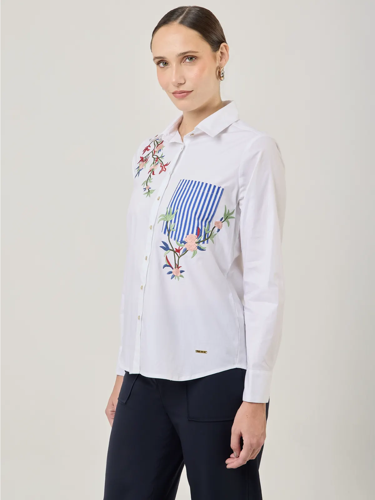BLUSA MANGA LARGA MUJER JOHN HOLDEN WOMAN DIANA - 3