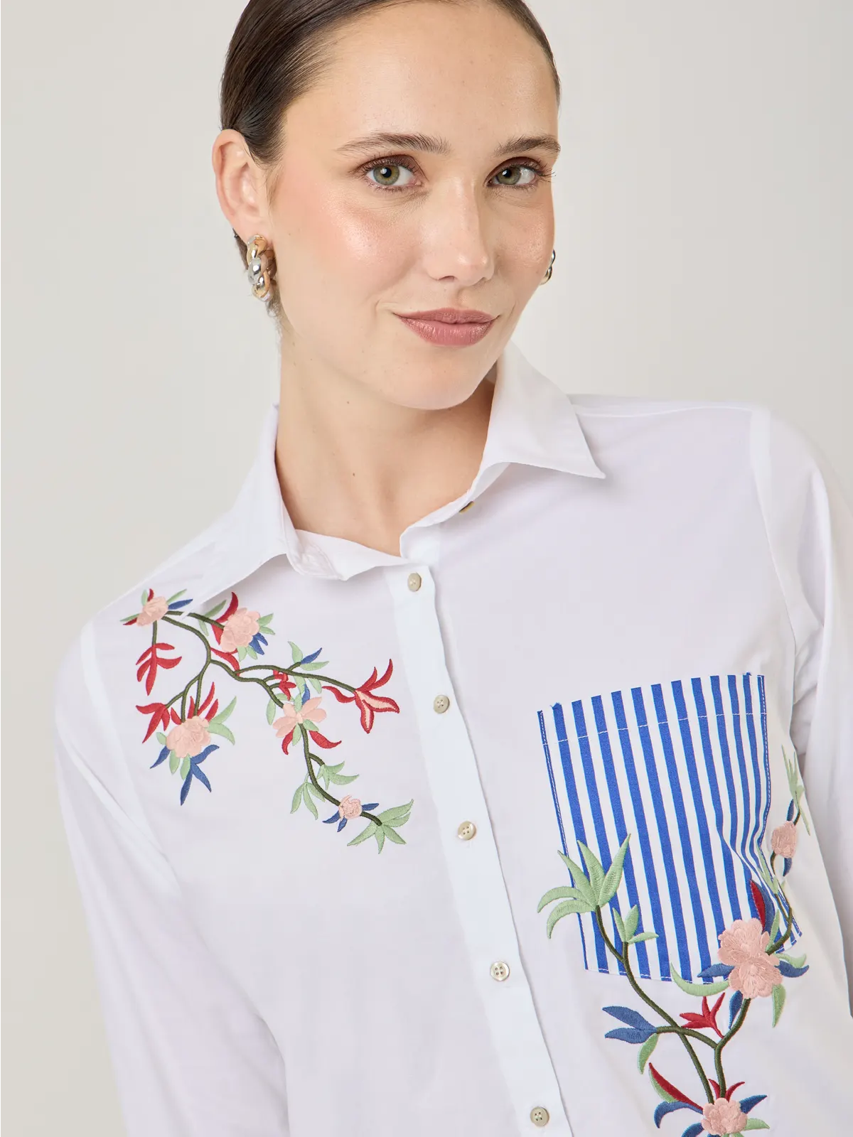BLUSA MANGA LARGA MUJER JOHN HOLDEN WOMAN DIANA - 4