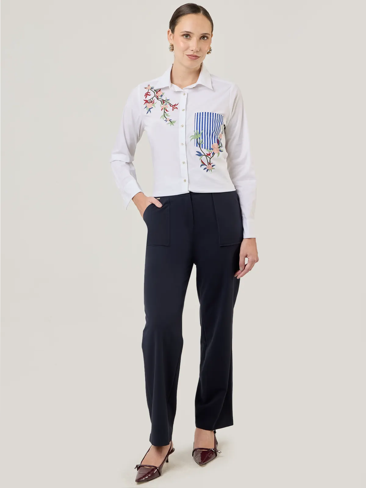 BLUSA MANGA LARGA MUJER JOHN HOLDEN WOMAN DIANA - 5
