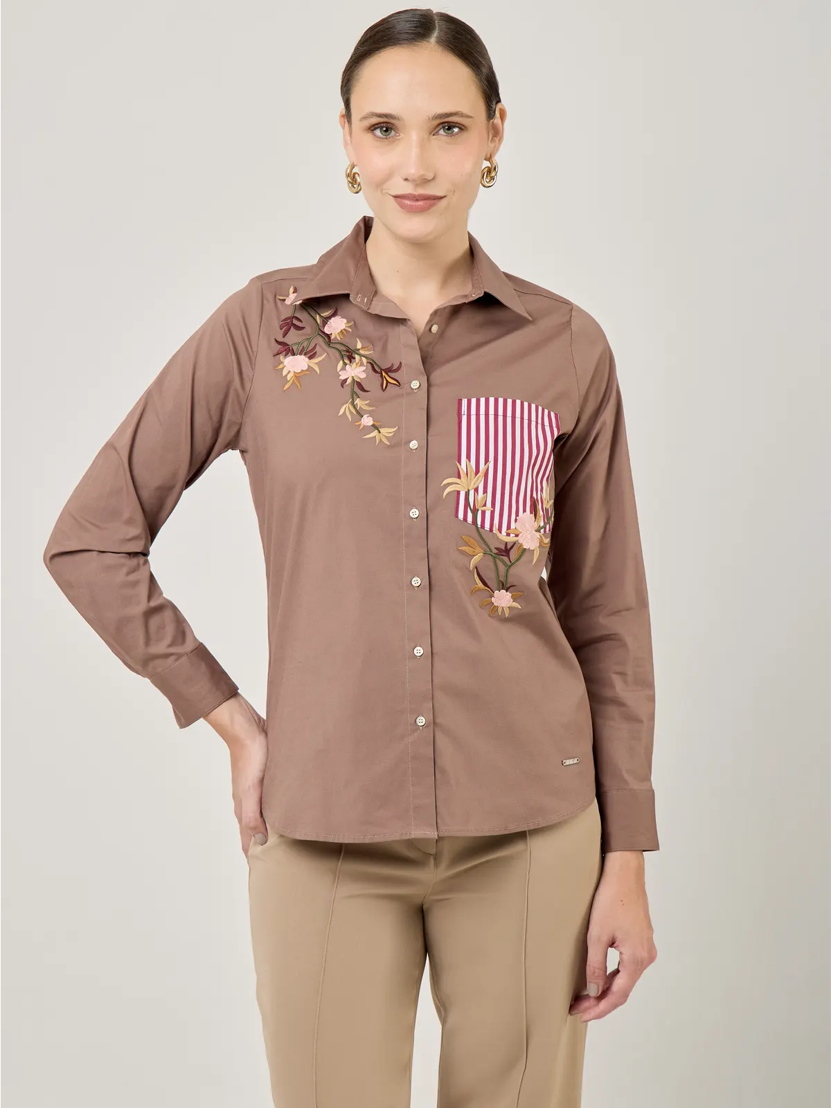 BLUSA MANGA LARGA MUJER JOHN HOLDEN WOMAN DIANA - 1