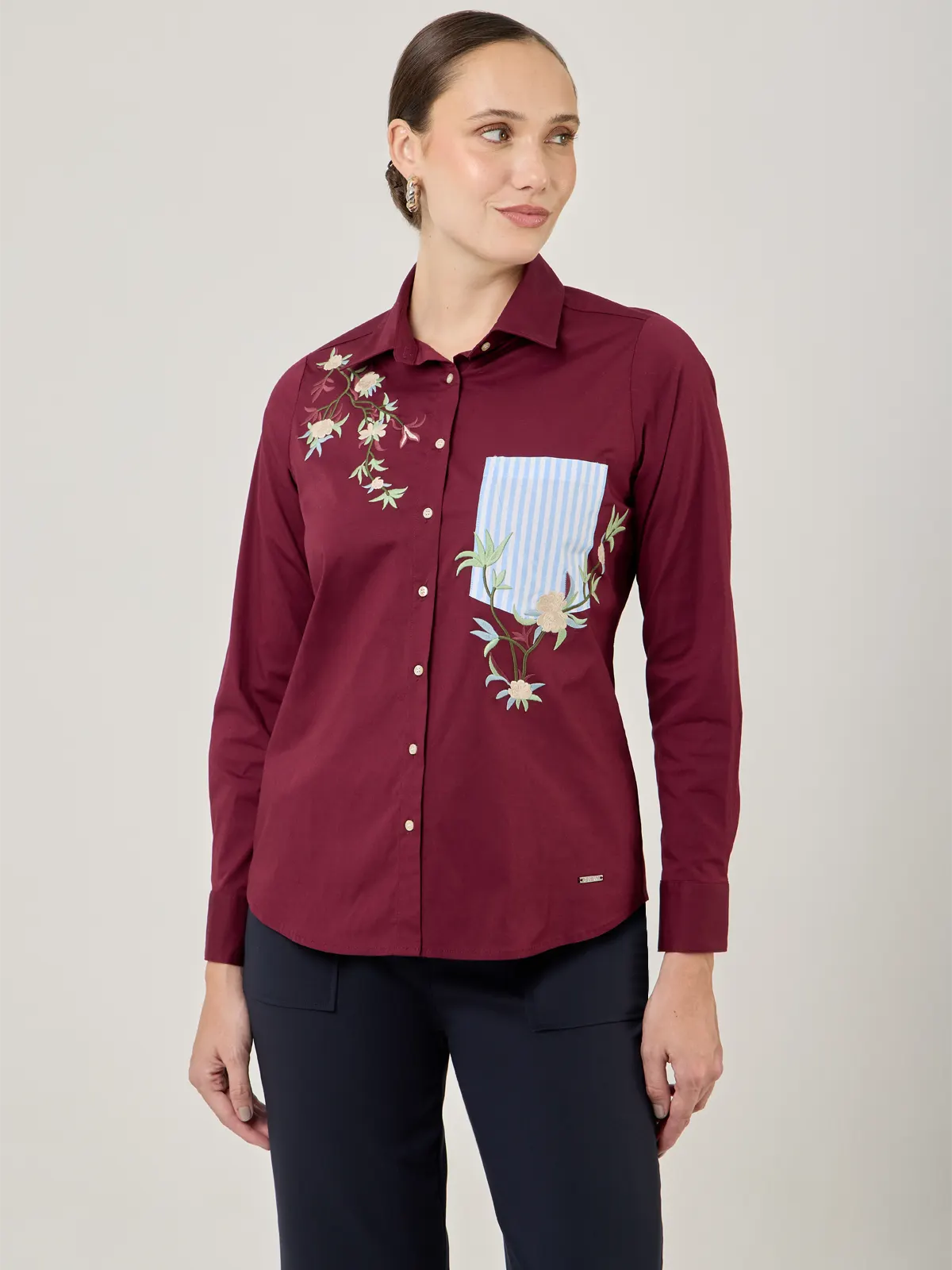 BLUSA MANGA LARGA MUJER JOHN HOLDEN WOMAN DIANA - 1