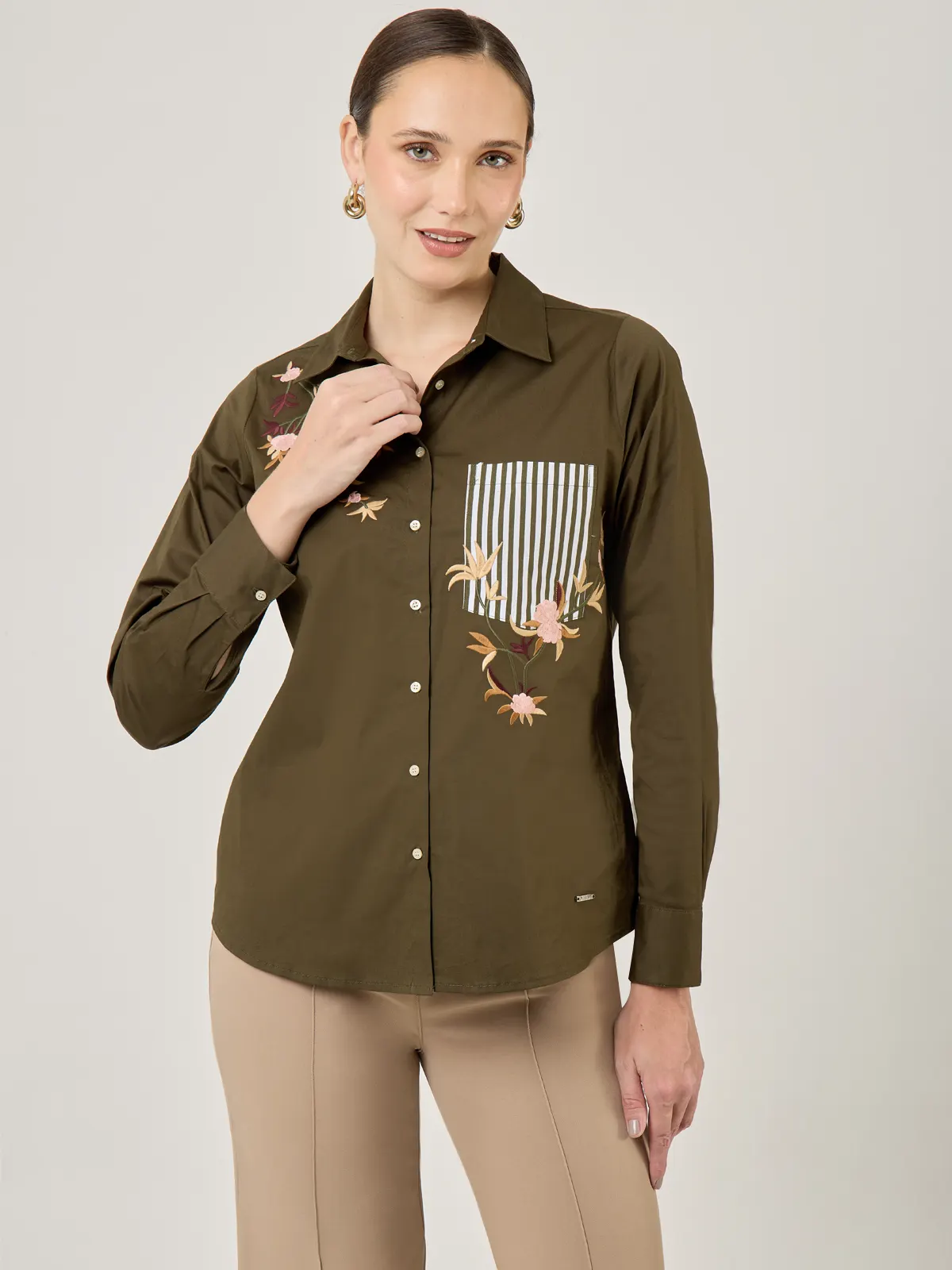 BLUSA MANGA LARGA MUJER JOHN HOLDEN WOMAN DIANA - 1