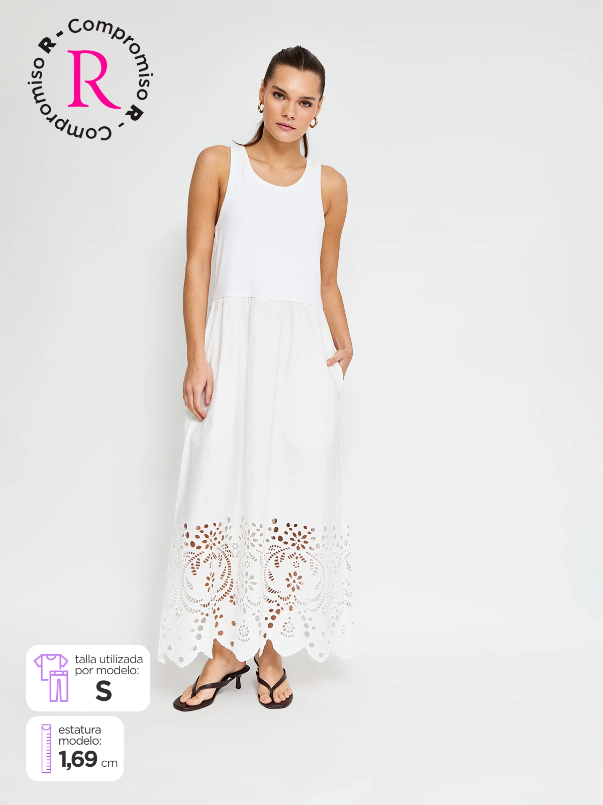 VESTIDO LARGO ALGODÓN MUJER PEPE JEANS - 1
