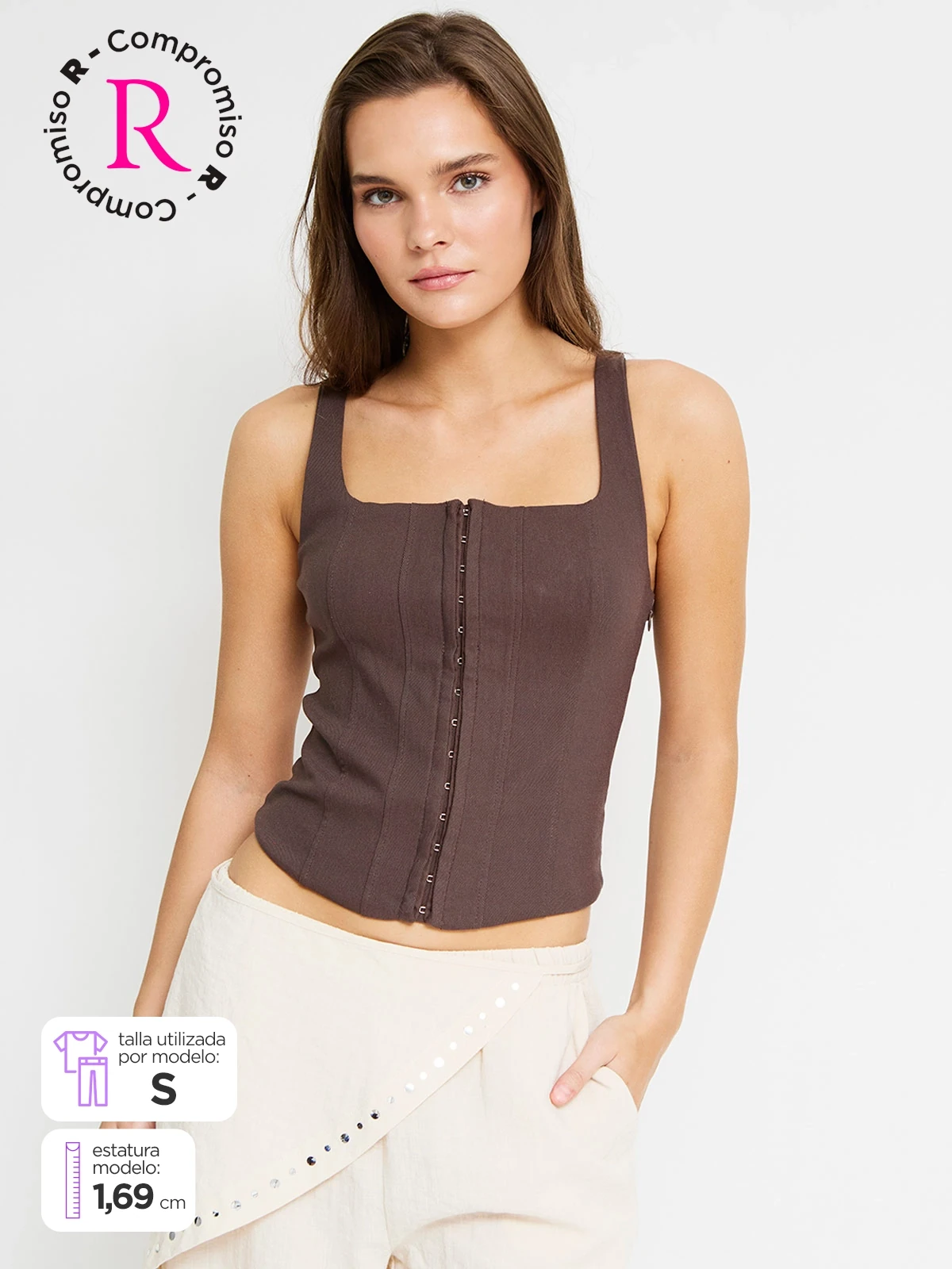 BLUSA SIN MANGAS MUJER INDEX - 1