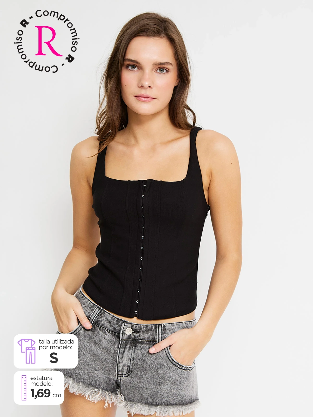 BLUSA SIN MANGAS MUJER INDEX - 1