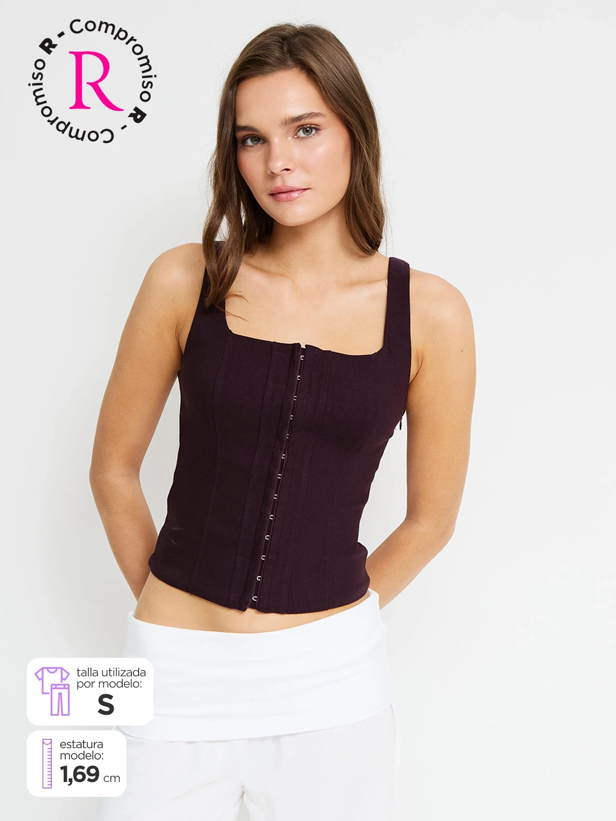 BLUSA SIN MANGAS MUJER INDEX - 1