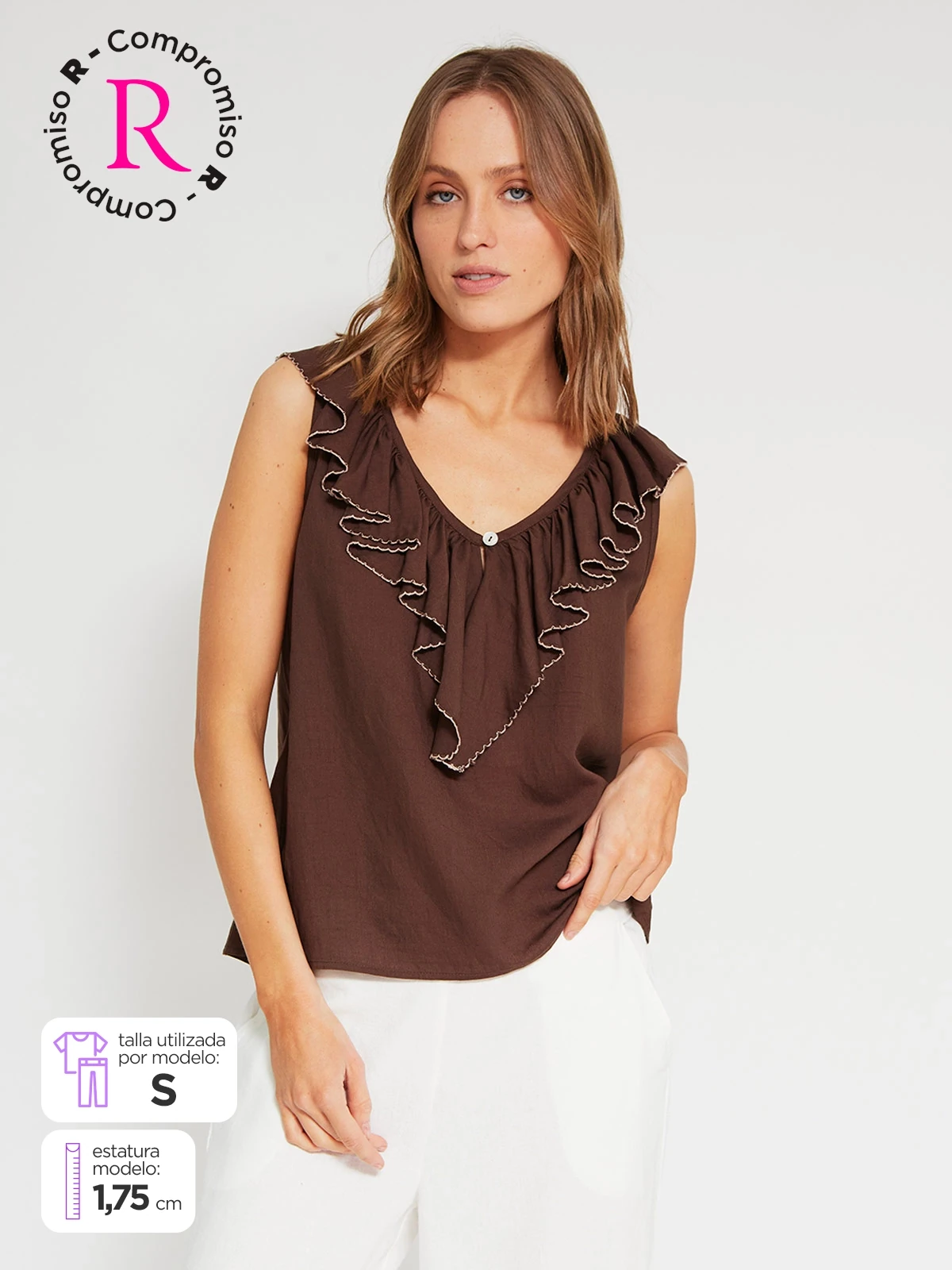 BLUSA MANGA CORTA MUJER TATIENNE - 1