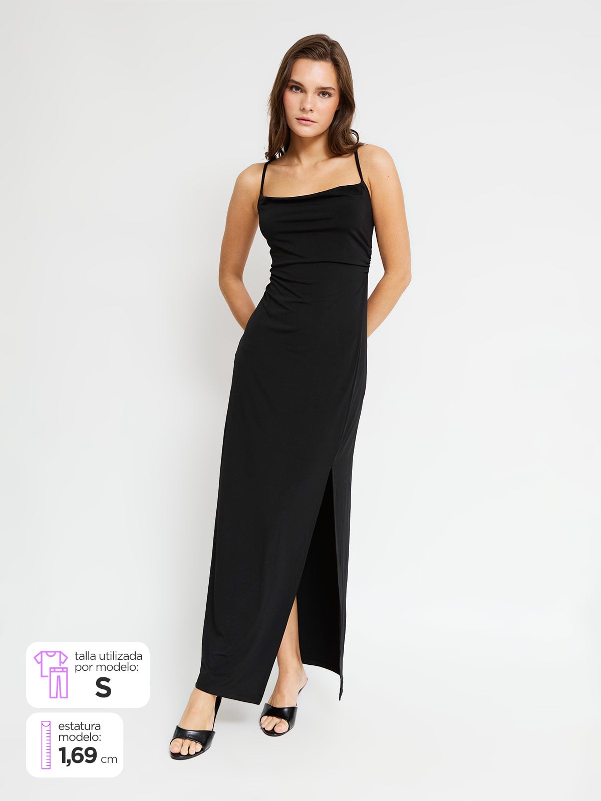 VESTIDO LARGO MUJER INDEX - 1