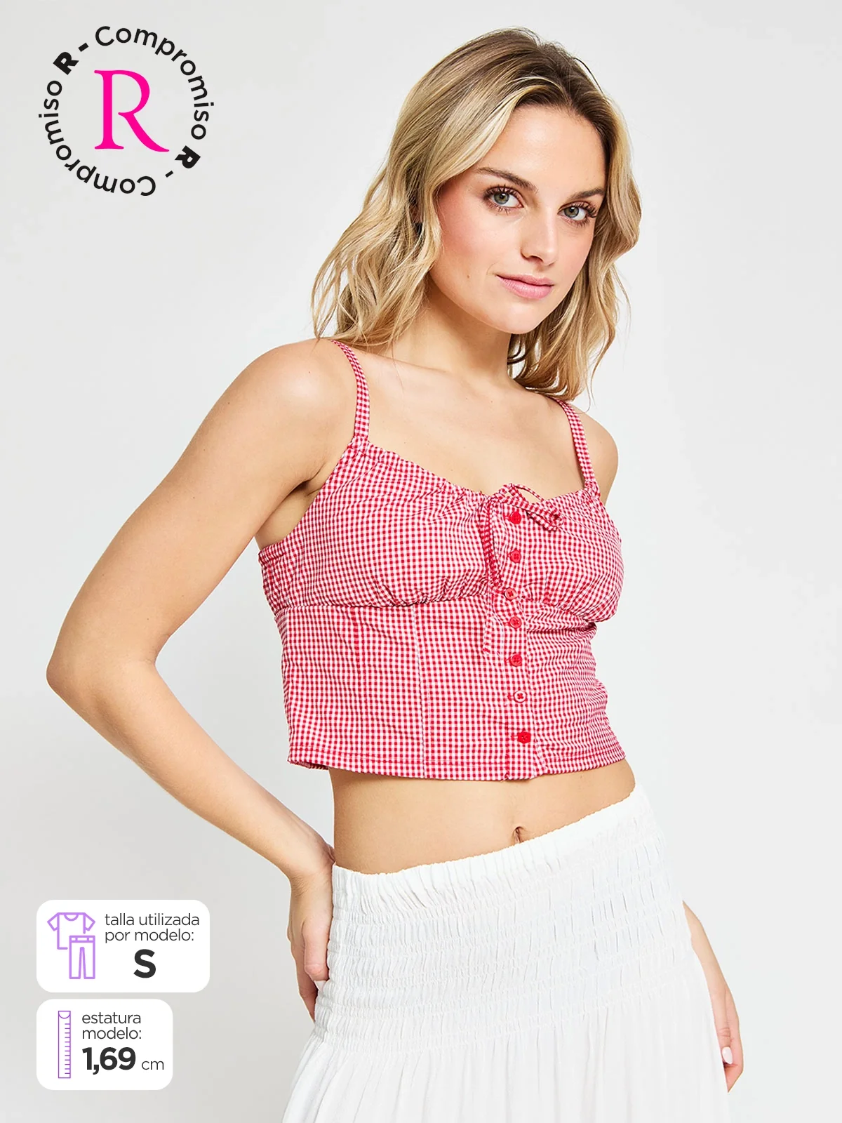 BLUSA SIN MANGAS MUJER INDEX - 1