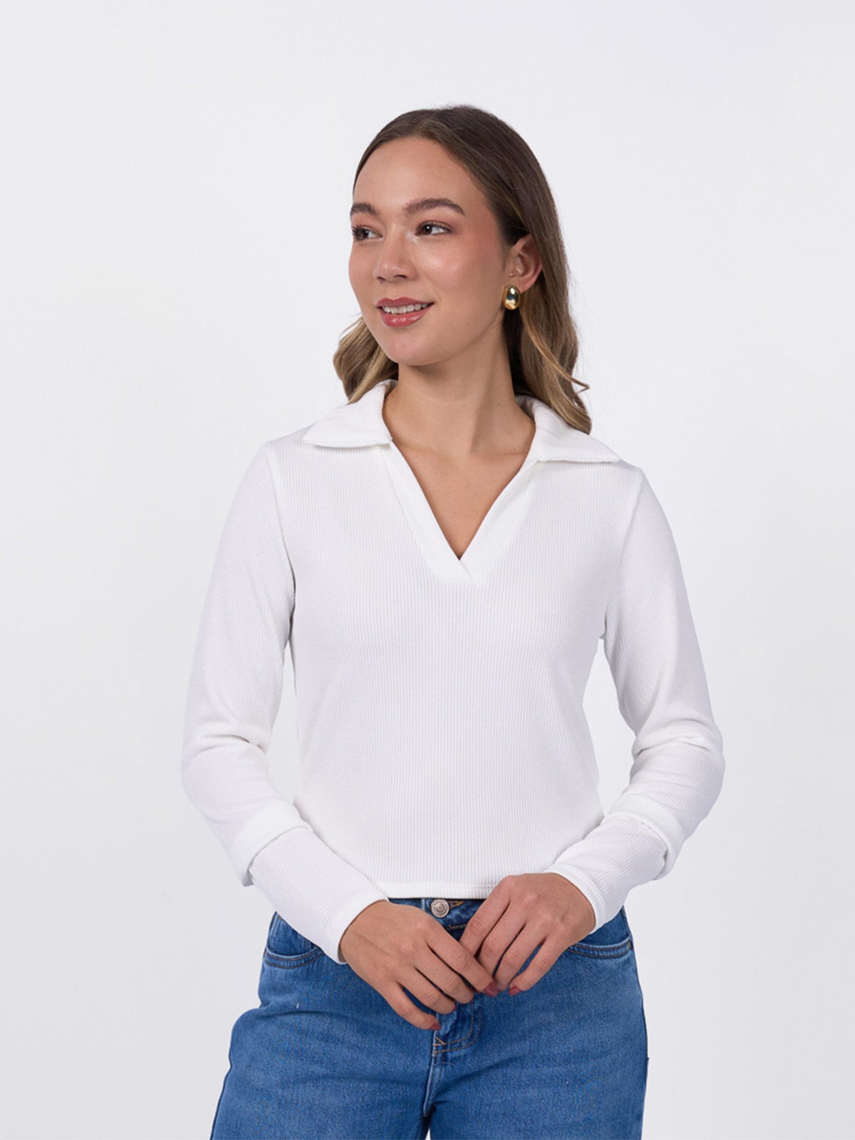 POLO MANGA LARGA MUJER MACHINE LEONE - 1