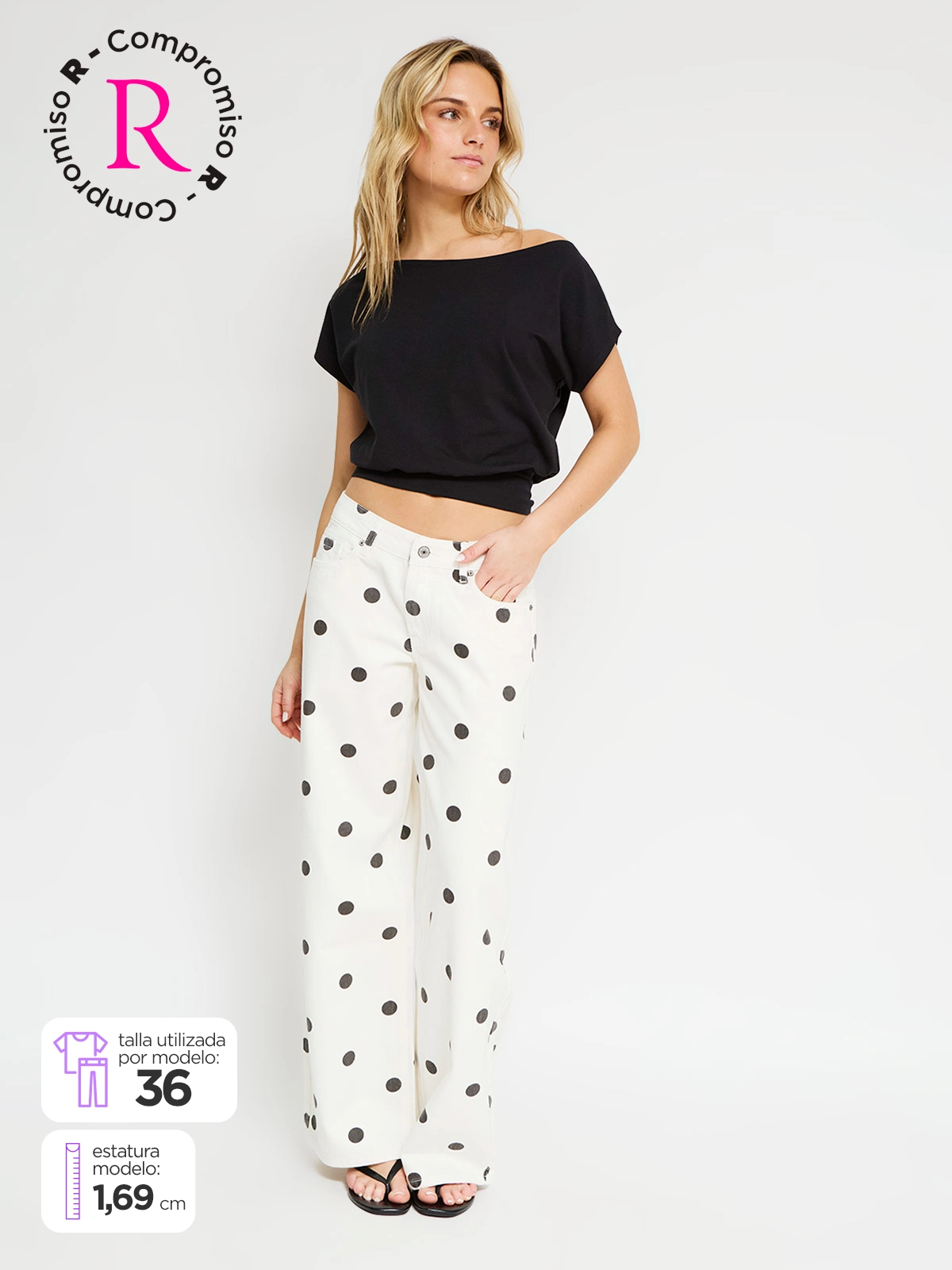 JEANS ALGODÓN REGULAR MUJER INDEX - 1