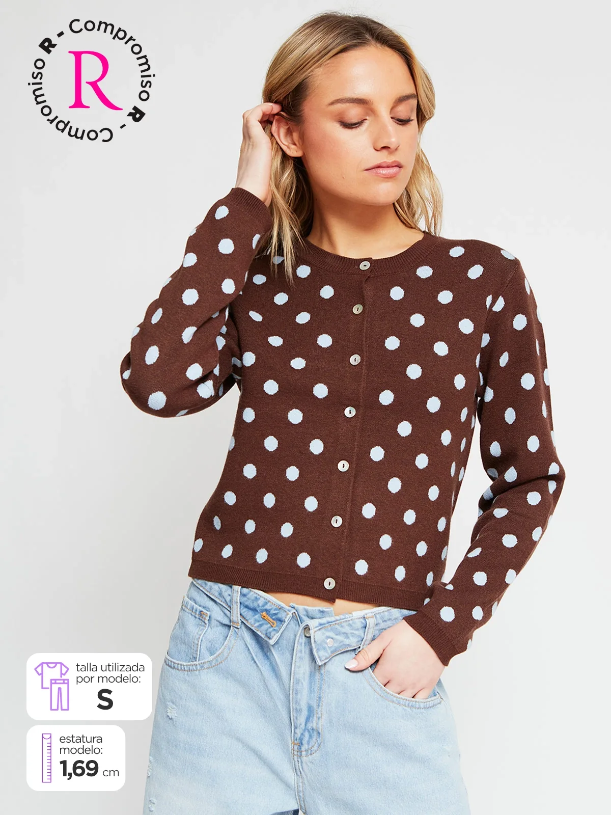 CARDIGAN MANGA LARGA MUJER INDEX - 1