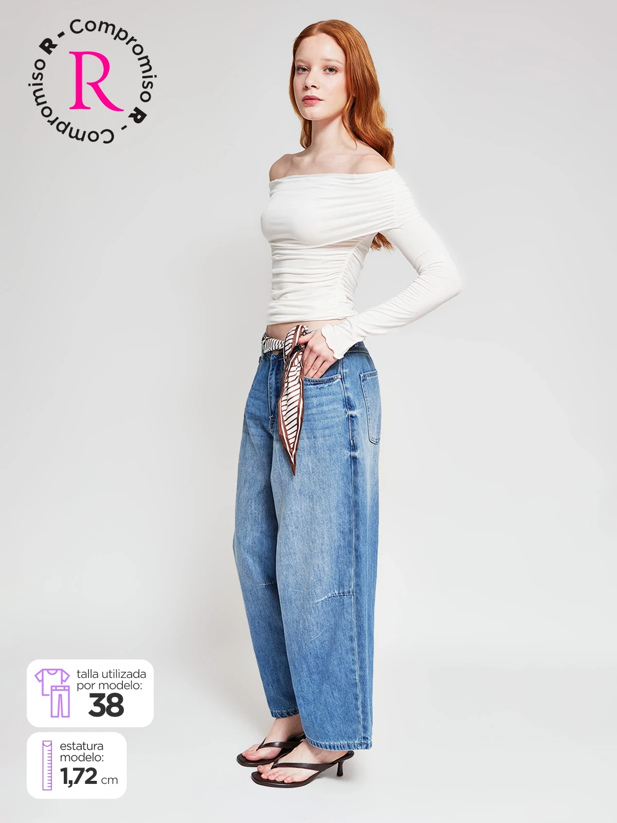 JEANS ALGODÓN REGULAR MUJER INDEX - 1