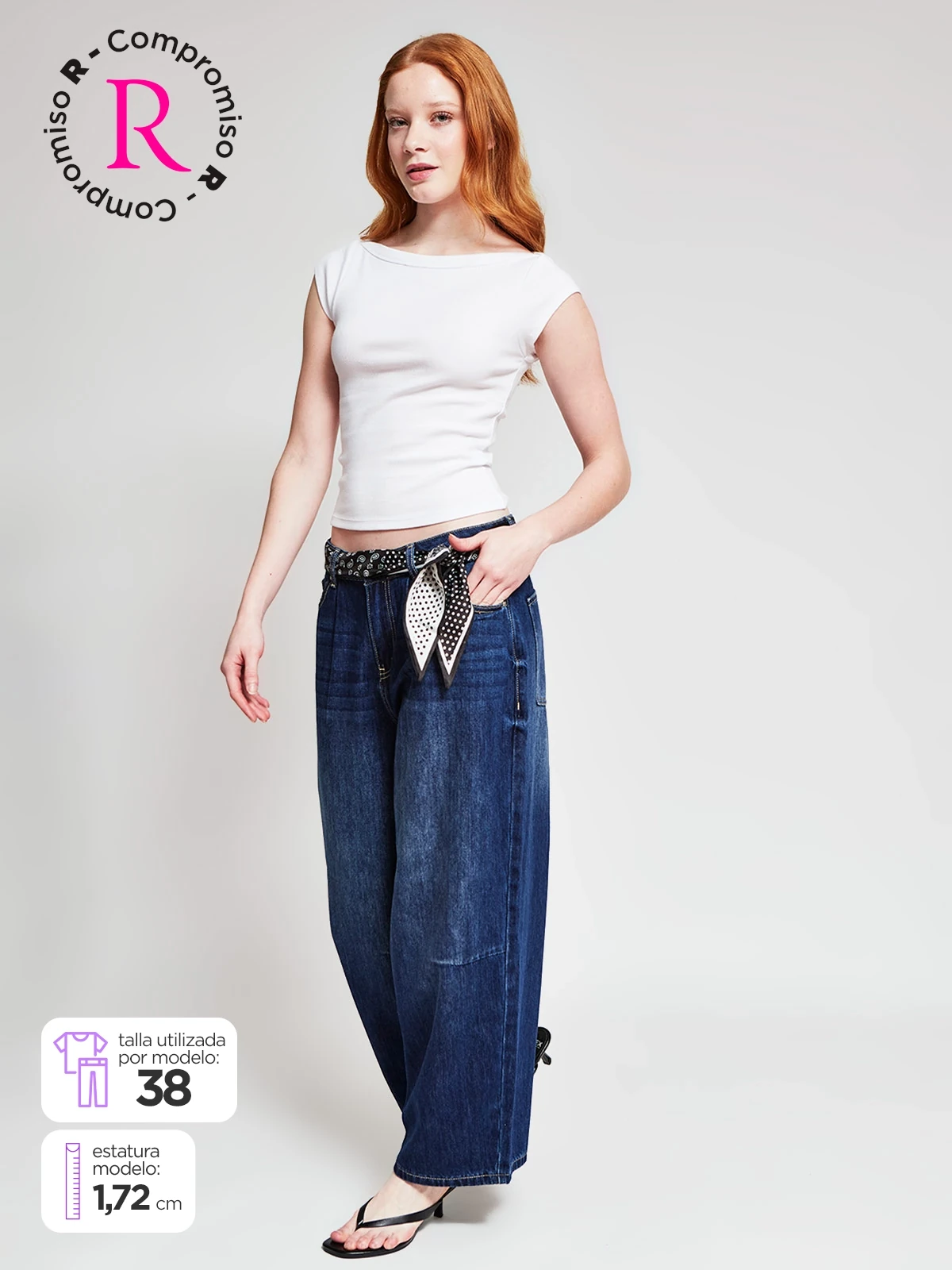 JEANS ALGODÓN REGULAR MUJER INDEX - 1