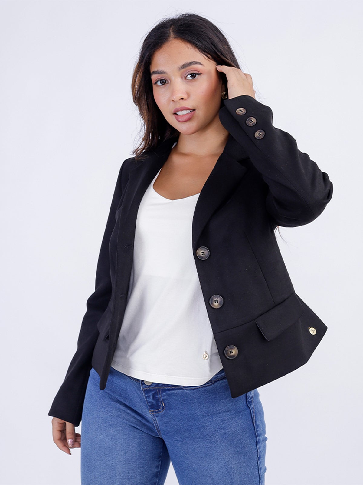 SACO MUJER SODA BLUES DASHIEL SUEDE - 2