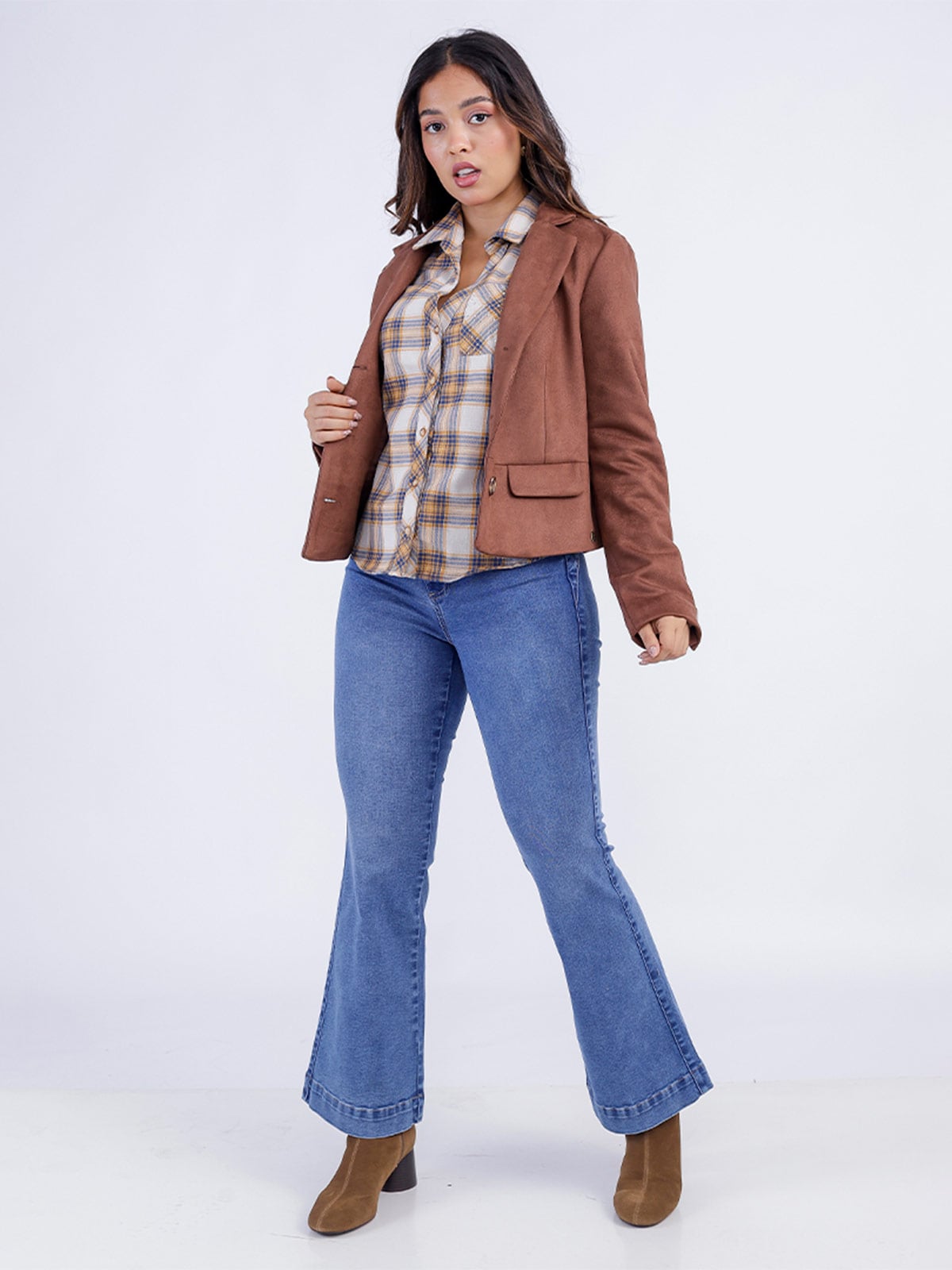 SACO MUJER SODA BLUES DASHIEL SUEDE - 1