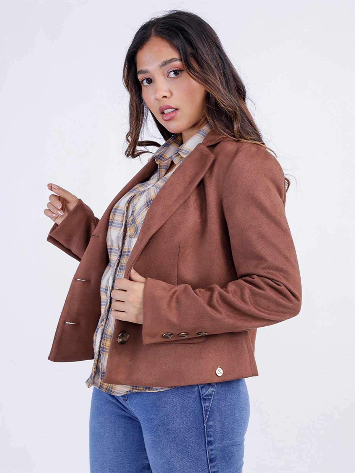 SACO MUJER SODA BLUES DASHIEL SUEDE - 2
