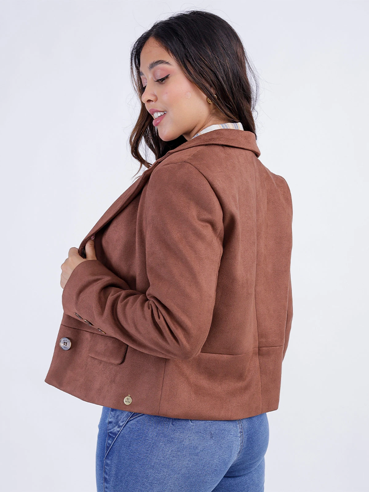 SACO MUJER SODA BLUES DASHIEL SUEDE - 3