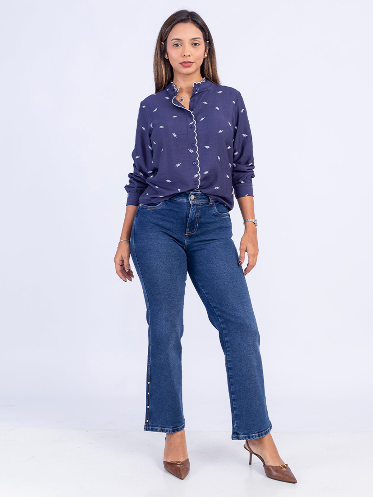 BLUSA MUJER SODA BLUES PALMA - 1