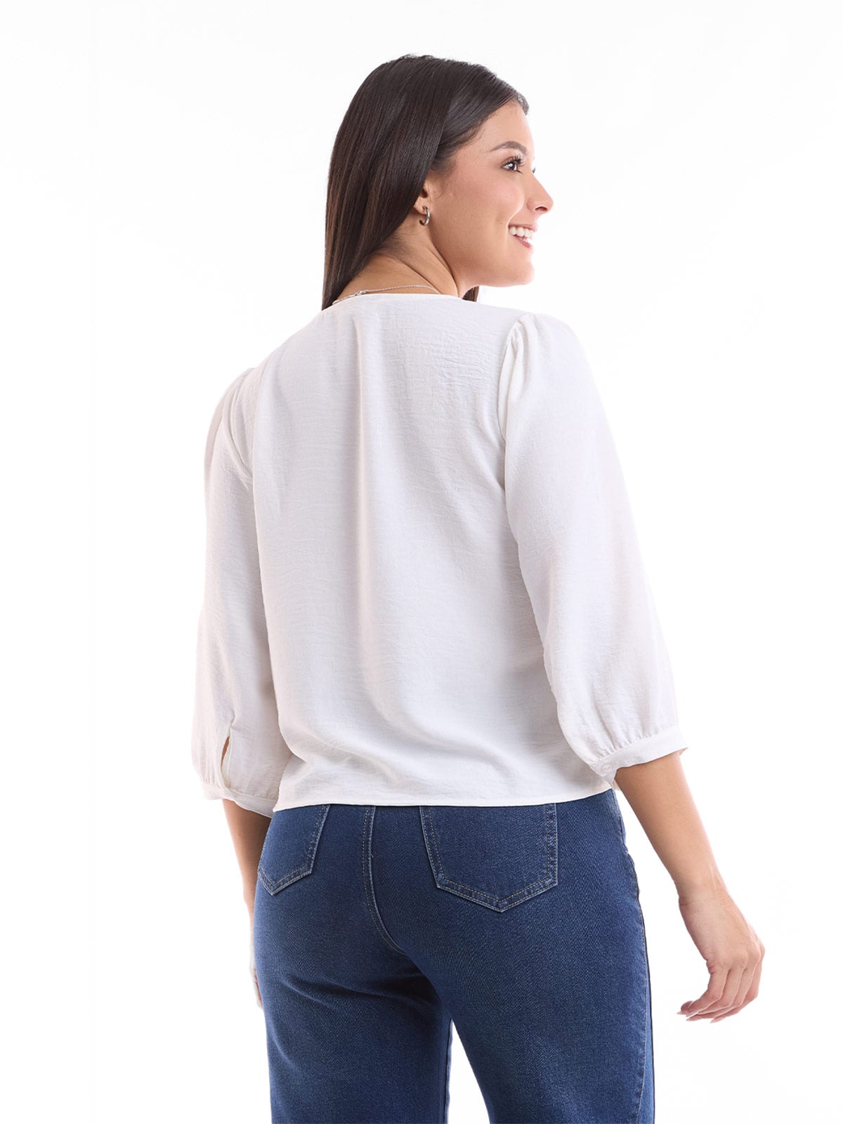 BLUSA MANGA 3/4 MUJER METAL JEANS MAIRA - 4