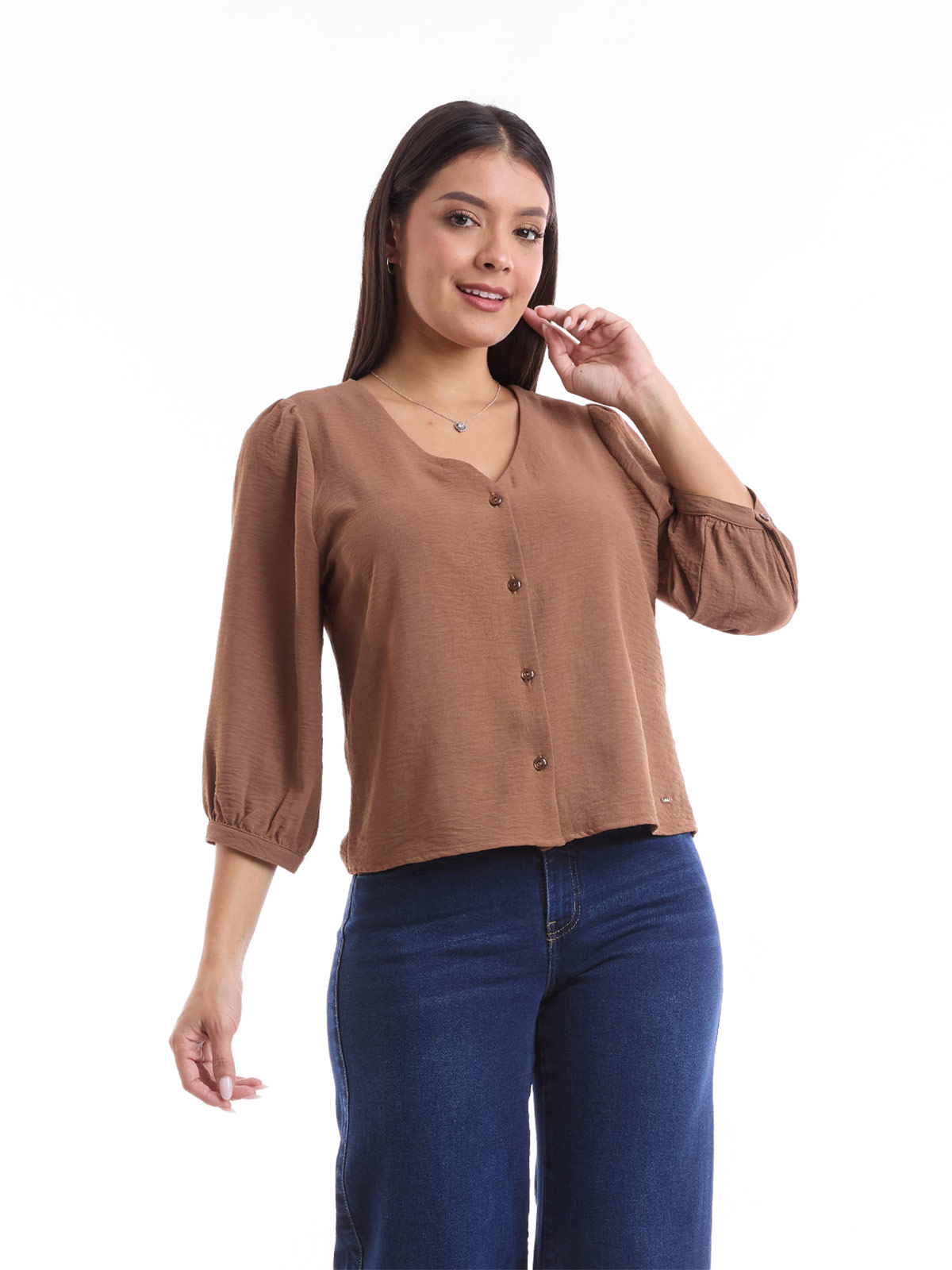 BLUSA MANGA 3/4 MUJER METAL JEANS MAIRA - 3