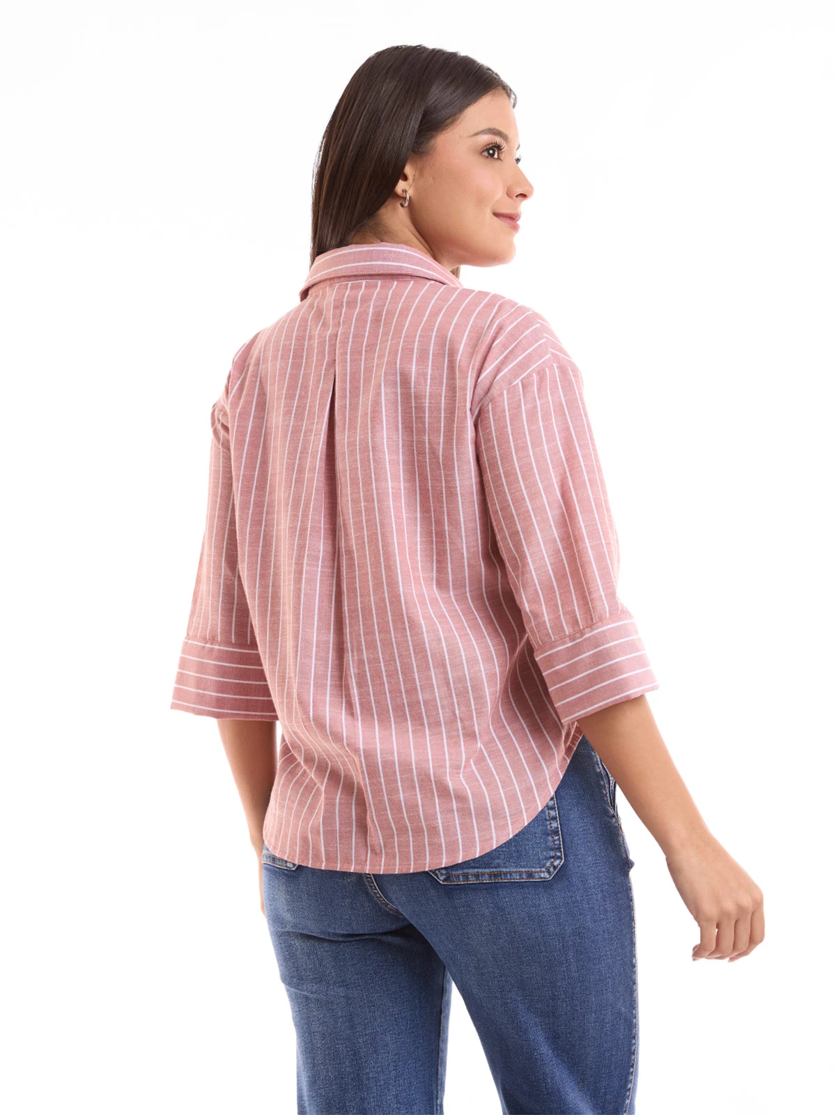 BLUSA MANGA 3/4 MUJER METAL JEANS RAYAS NATALIA - 3