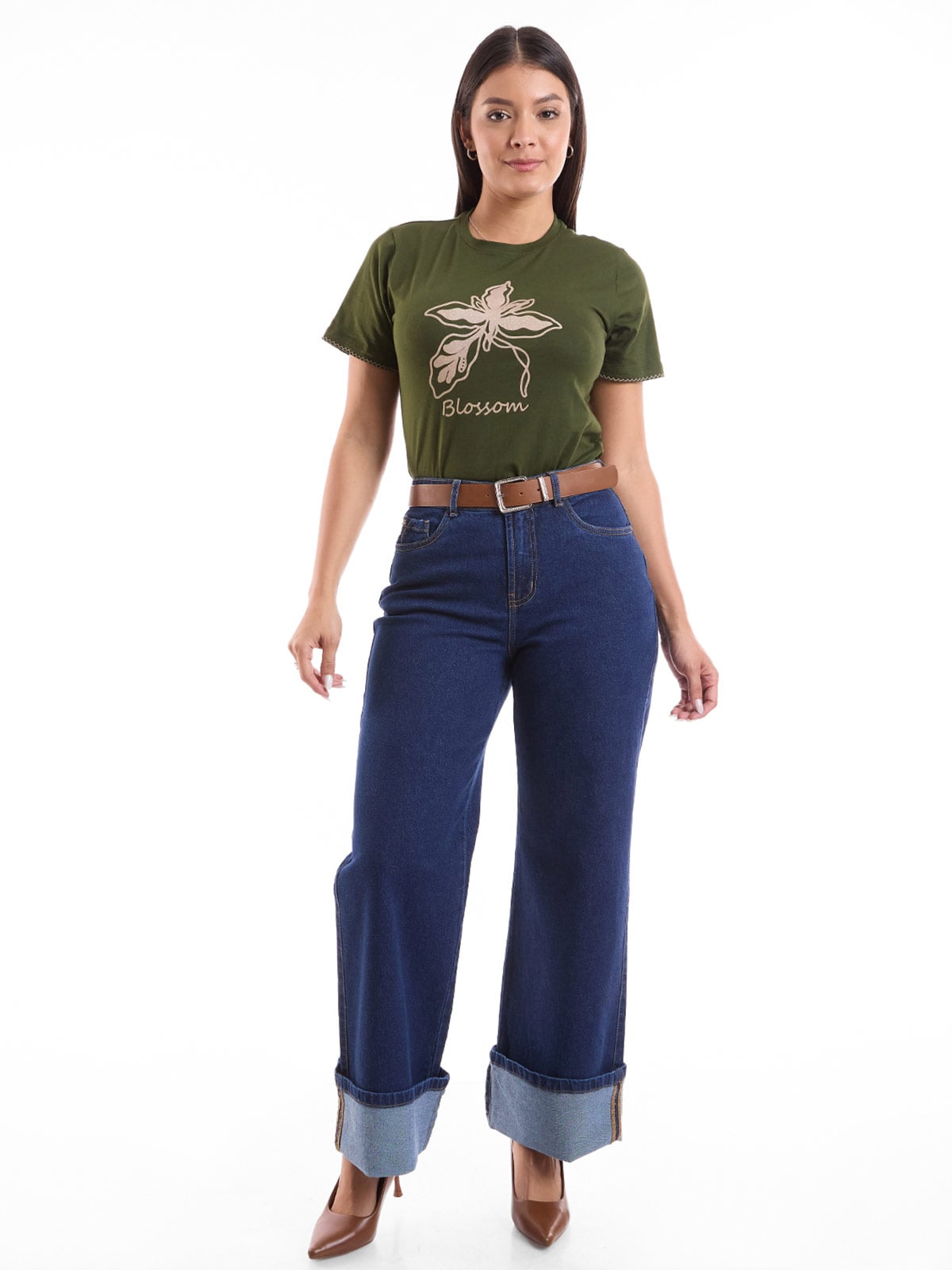 POLO MUJER METAL JEANS ESTAMPADO KATRINA - 1