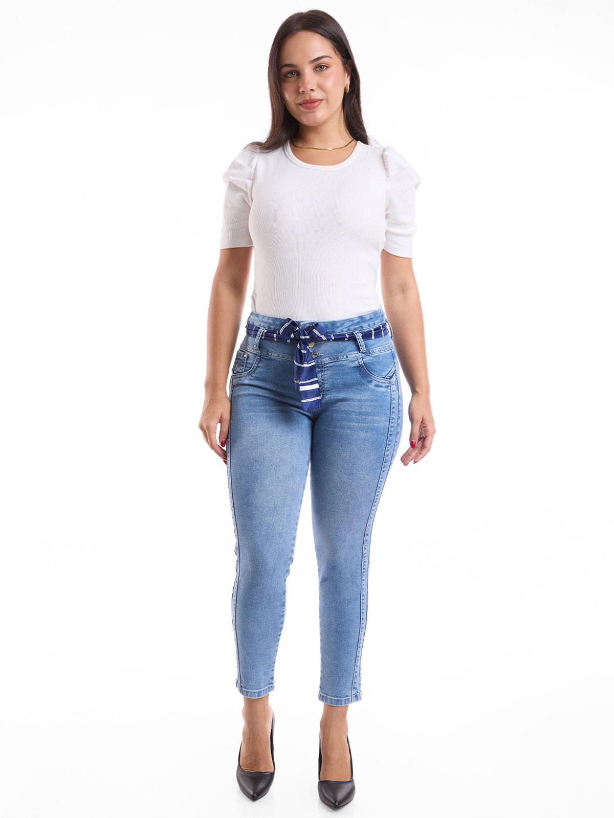 JEANS SKINNY MUJER METAL JEANS TOPACIO - 1
