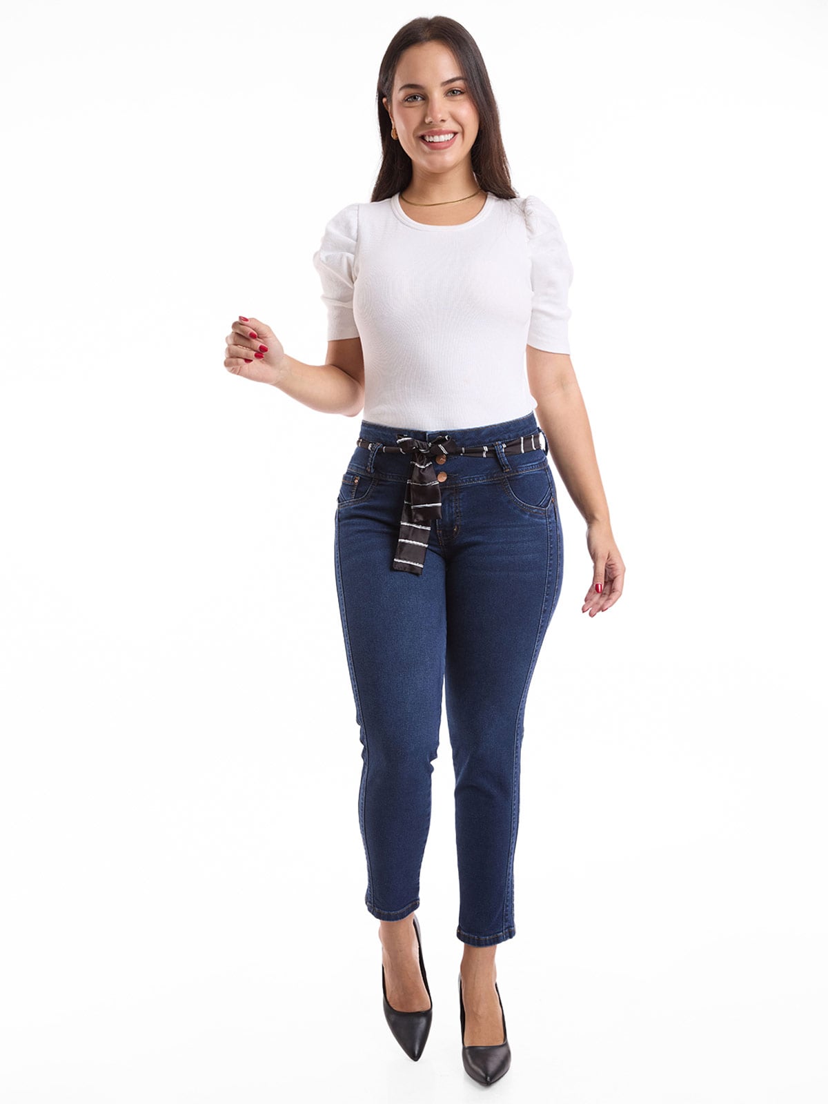 JEANS SKINNY MUJER METAL JEANS TOPACIO - 1
