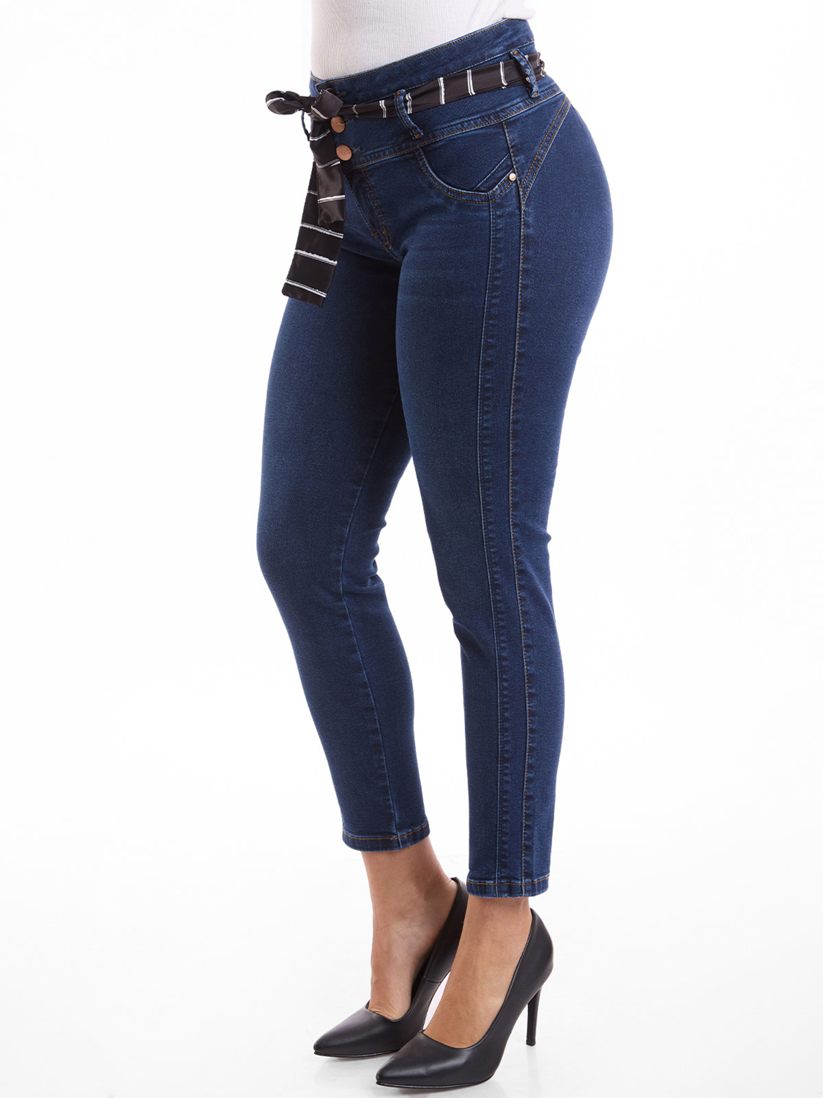 JEANS SKINNY MUJER METAL JEANS TOPACIO - 4
