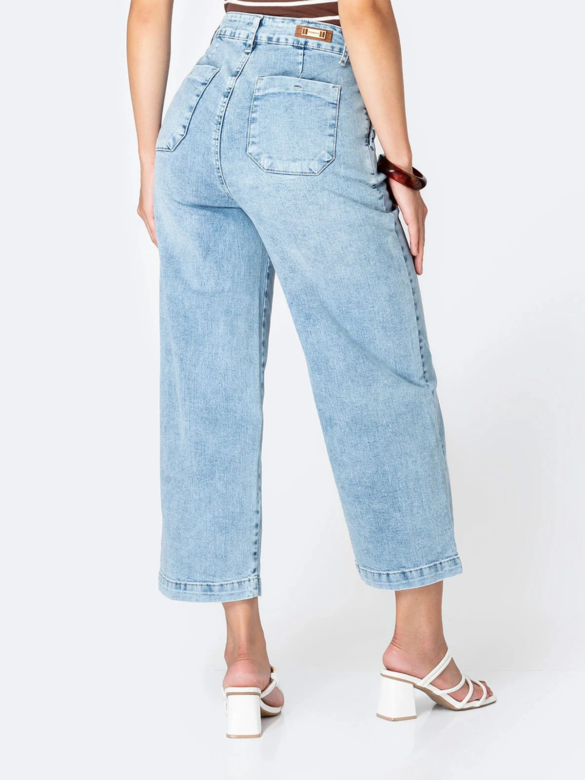 JEANS CULOTTE MUJER PIONIER DENIM STRETCH BRUNELHA - 3