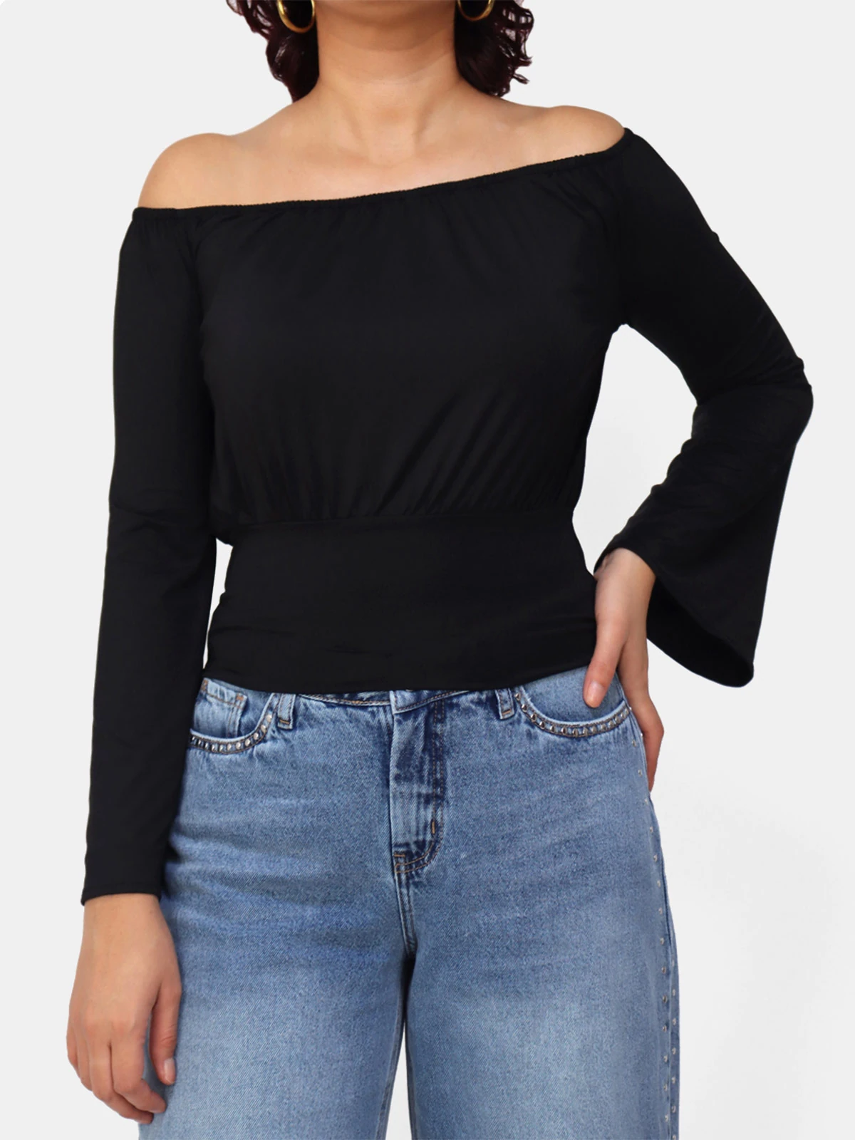 POLO MANGA LARGA MUJER KAYRA POBLET PERFECT FIT OFF SHOULDER - 1
