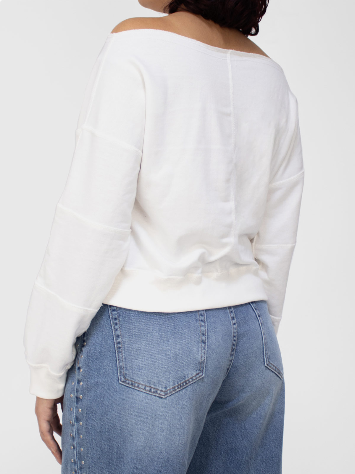 POLERA ALGODÓN MUJER KAYRA POBLET PERFECT FIT FT OFF SHOULDERO KF0025 - 2