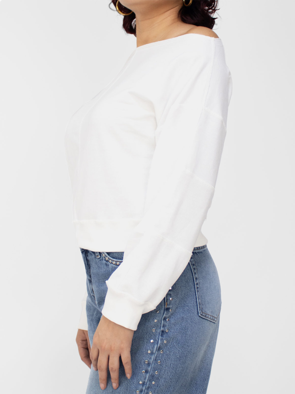 POLERA ALGODÓN MUJER KAYRA POBLET PERFECT FIT FT OFF SHOULDERO KF0025 - 3