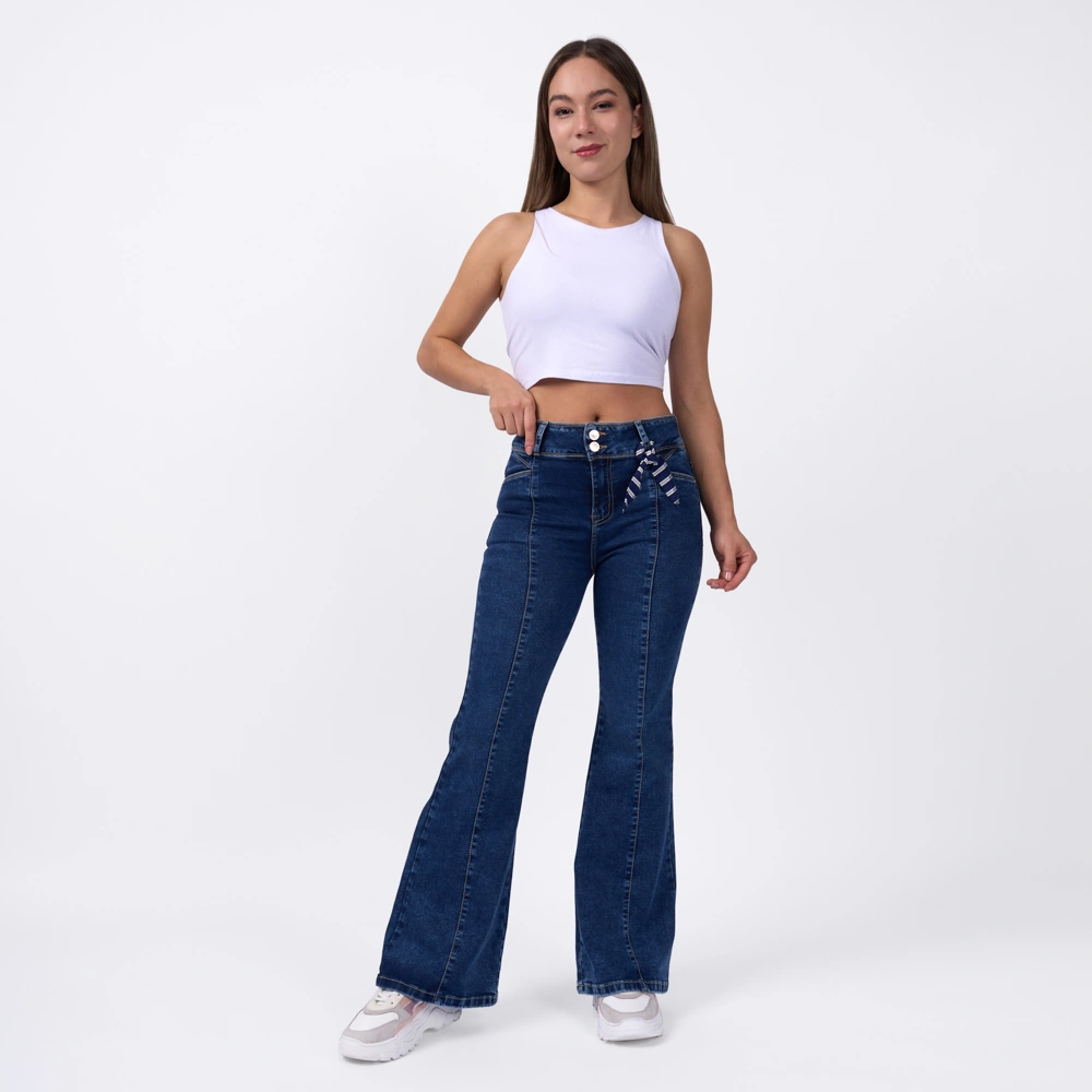 JEAN MUJER MACHINE FL-E-FERLY - 1
