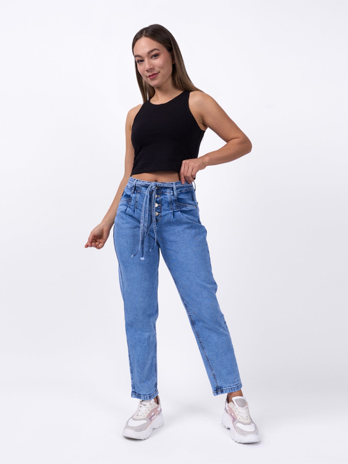 JEAN SLOUCHY MUJER MACHINE KIMY - 4