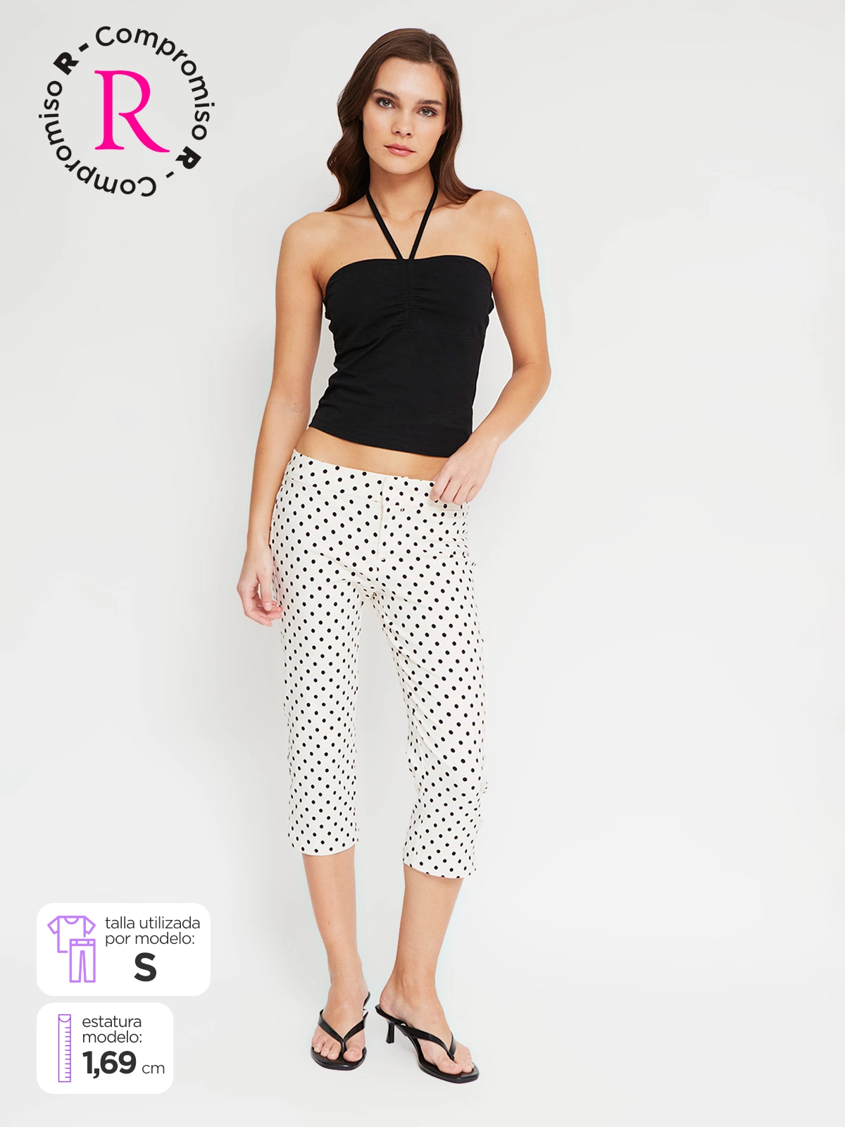 PANTALÓN CAPRI MUJER INDEX - 1