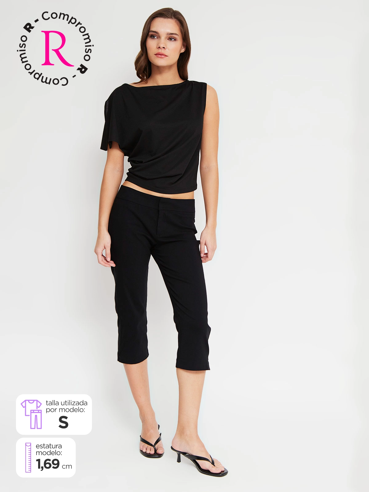 PANTALÓN CAPRI MUJER INDEX - 1