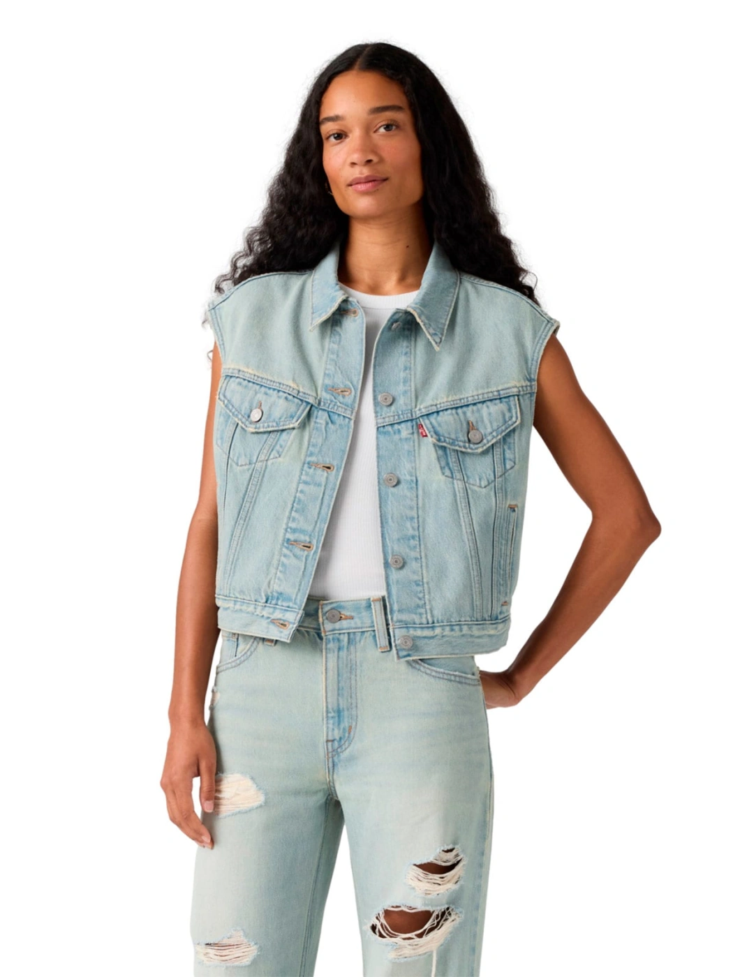 CASACA MUJER LEVI'S SHRUNKEN 90S TRUCKER - 1