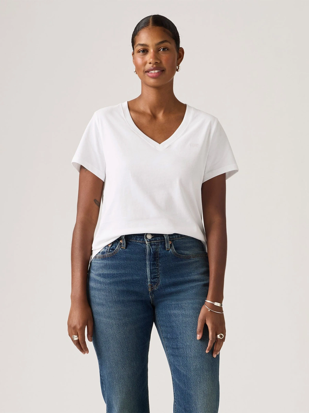 POLO ALGODÓN MUJER LEVIS FAVORITE V-NECK HM - 2