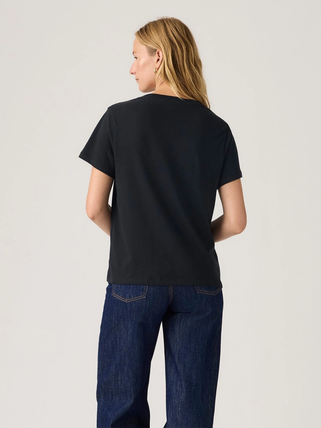 POLO ALGODÓN MUJER LEVIS FAVORITE V-NECK HM ANTHRACITE - 2