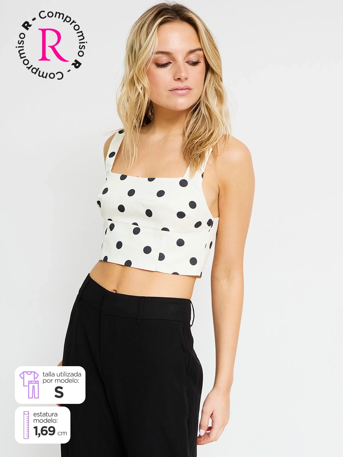 BLUSA SIN MANGAS ALGODÓN MUJER INDEX - 1