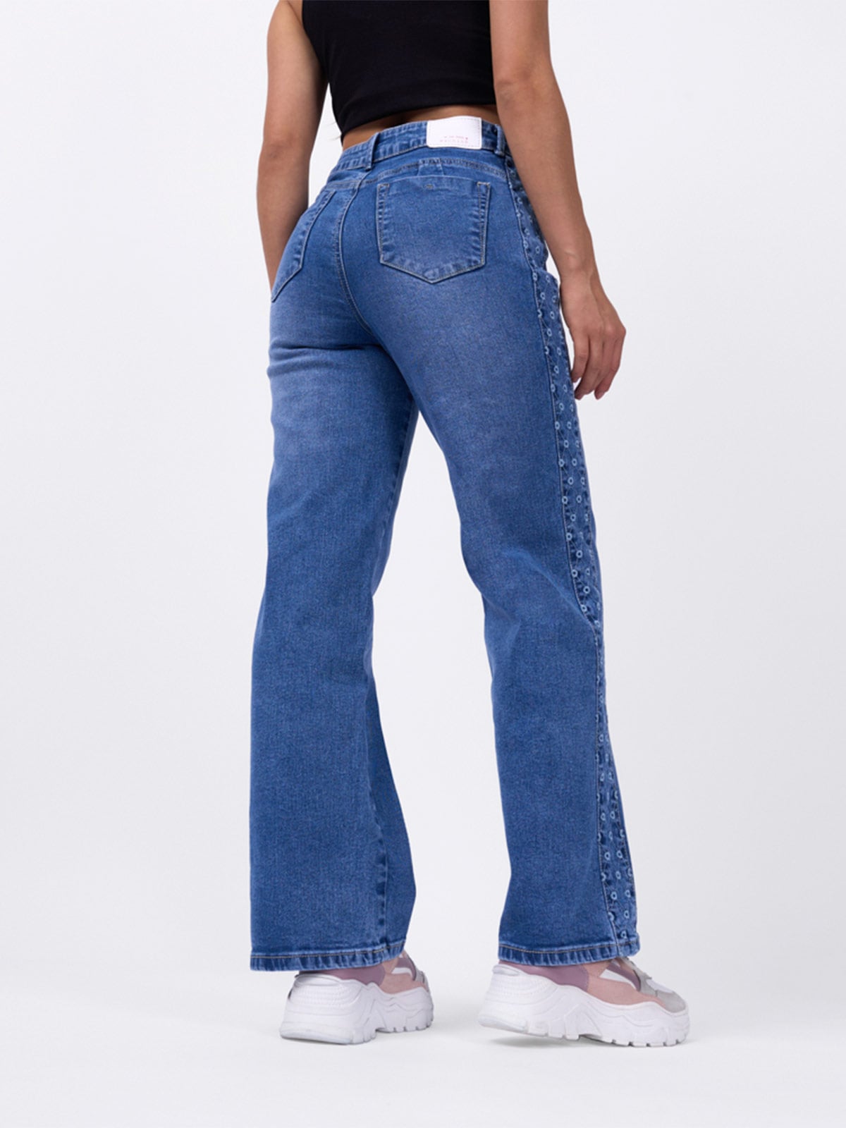 JEAN ALGODÓN REGULAR MUJER MACHINE ROSS  - 3