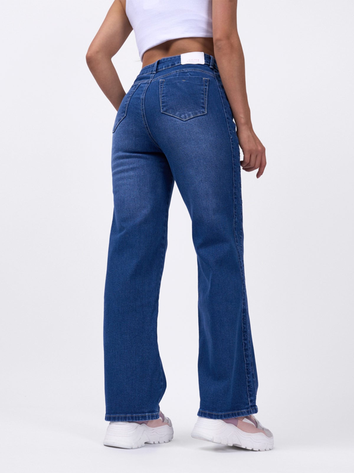 JEAN ALGODÓN REGULAR MUJER MACHINE ROSS  - 3