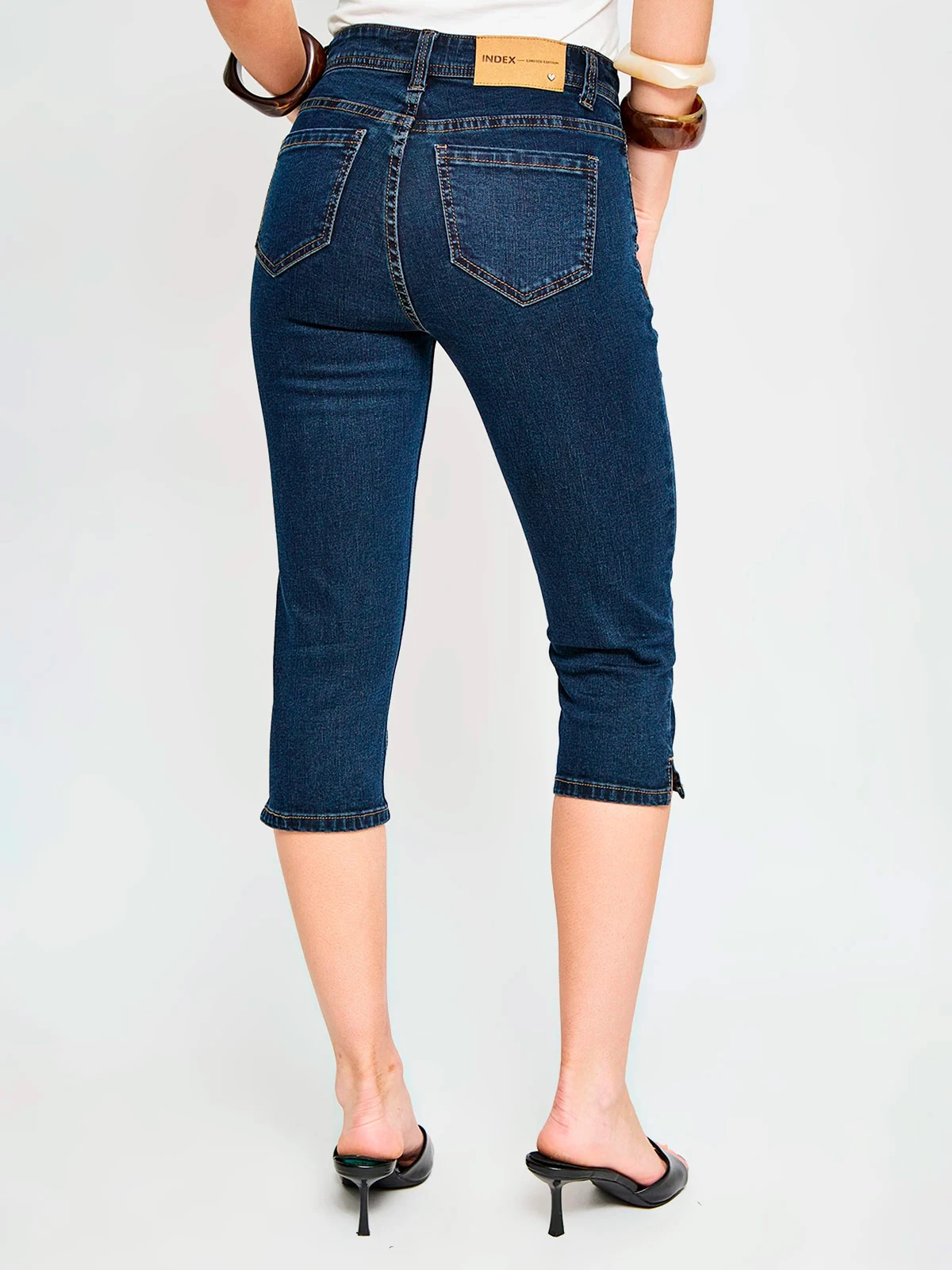 PANTALÓN ALGODÓN CAPRI MUJER INDEX - ELEGIDO TINI - 3