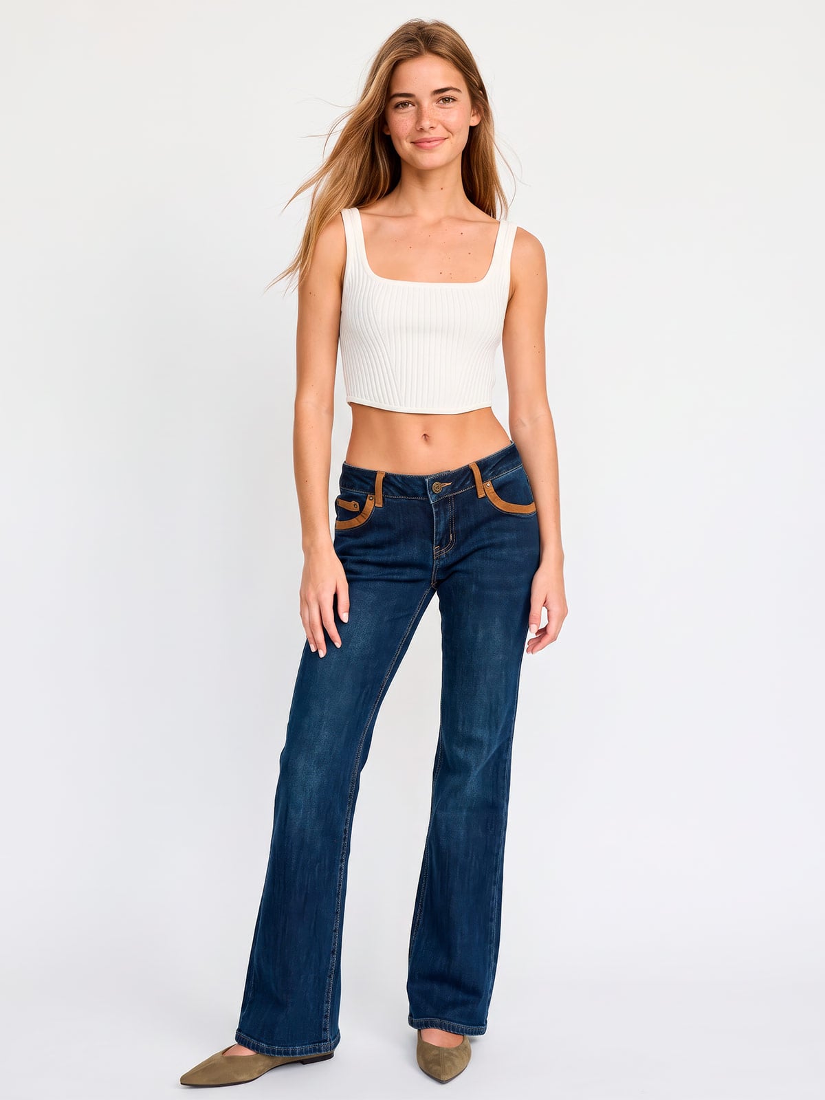 JEANS ALGODÓN REGULAR MUJER INDEX - ELEGIDO TINI - 1