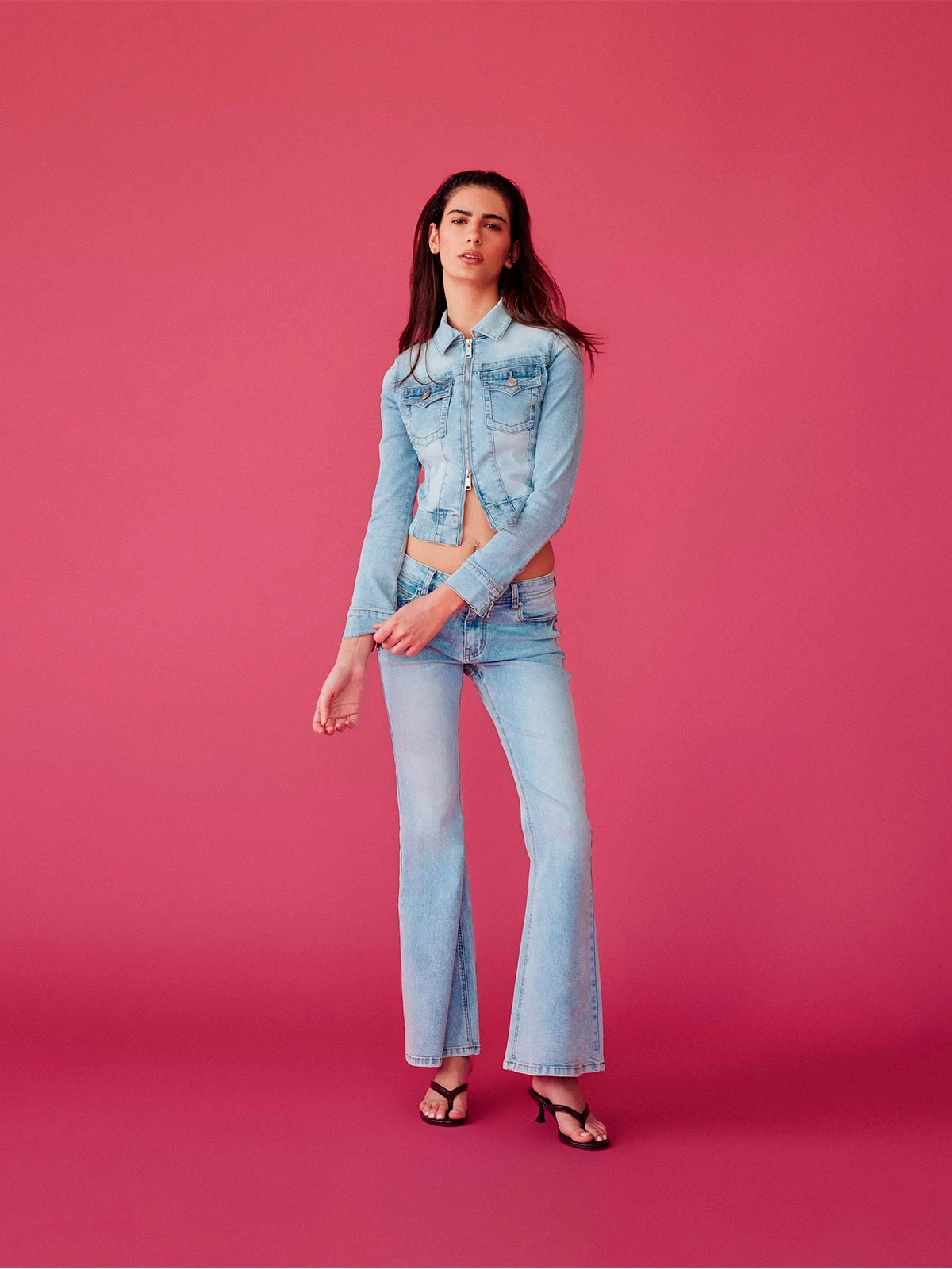 JEANS ALGODÓN REGULAR MUJER INDEX - ELEGIDO TINI - 1