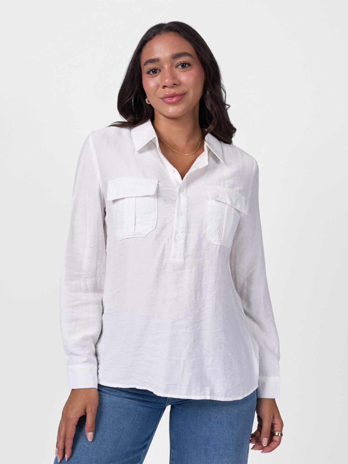 BLUSA MANGA LARGA MUJER BRONCO KAMILKA - 1
