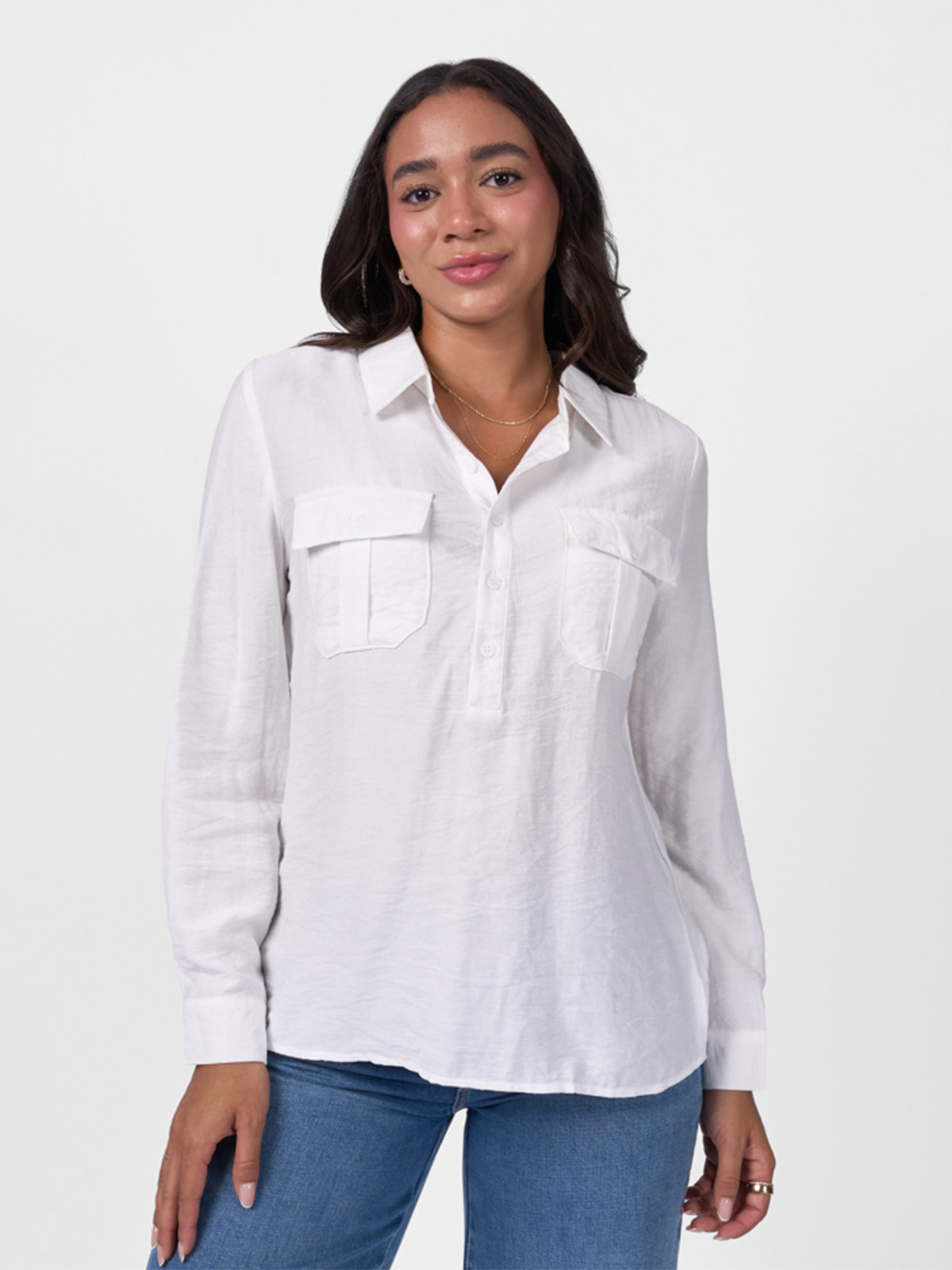 BLUSA MANGA LARGA MUJER BRONCO KAMILKA - 1